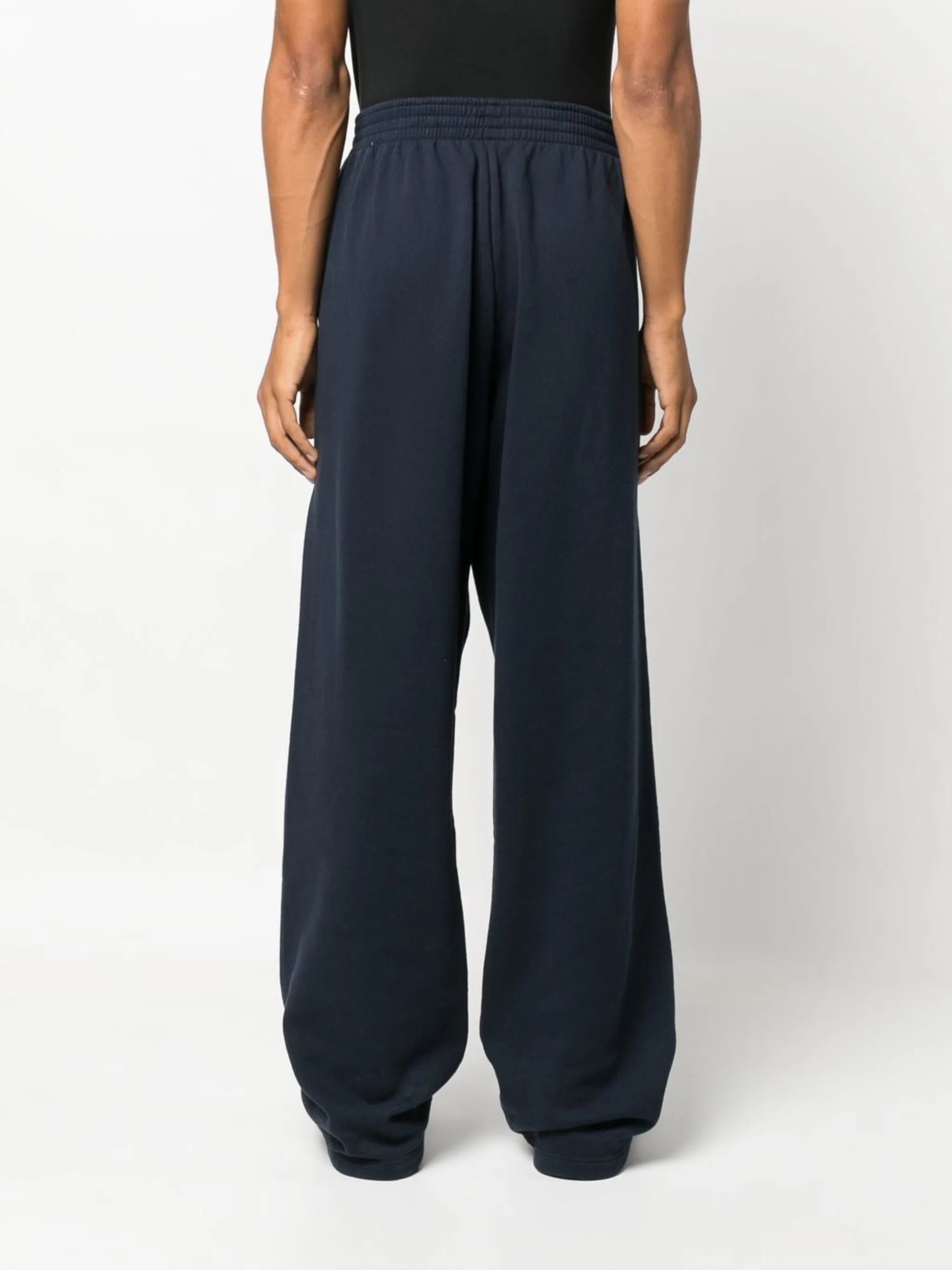 logo-embroidered wide-leg track pants