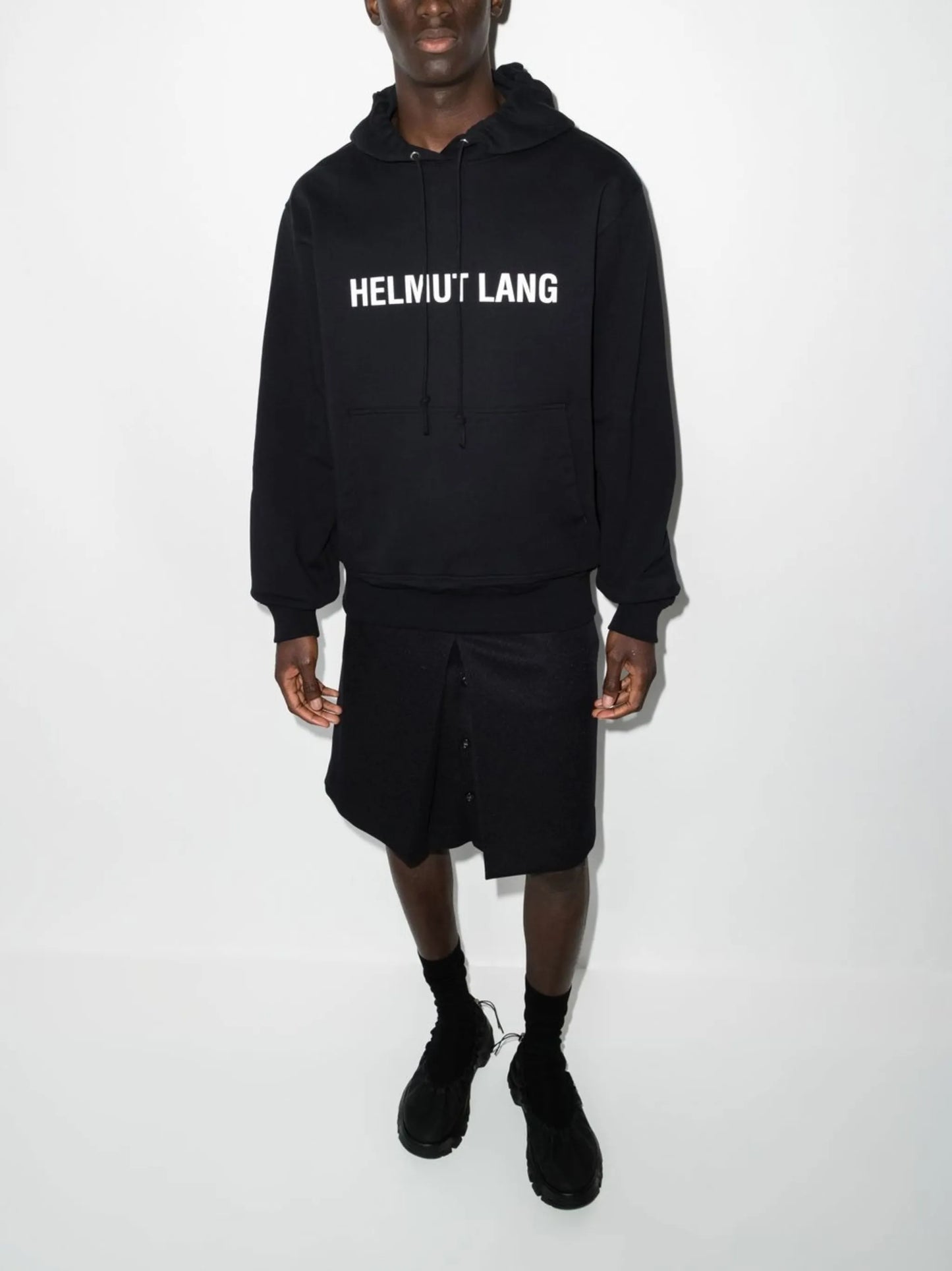 logo-print hoodie