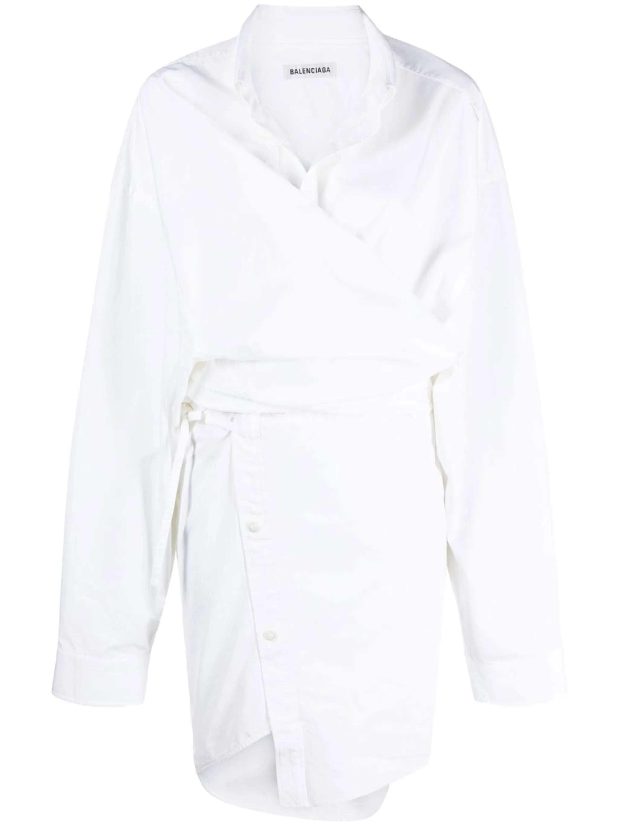 wrap shirt dress