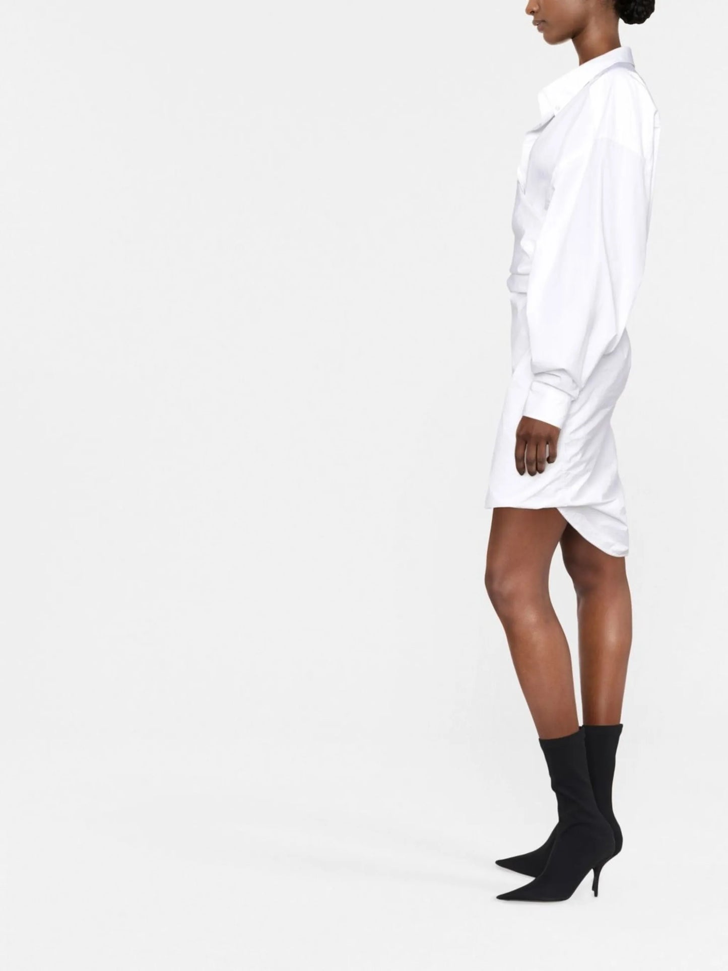 wrap shirt dress