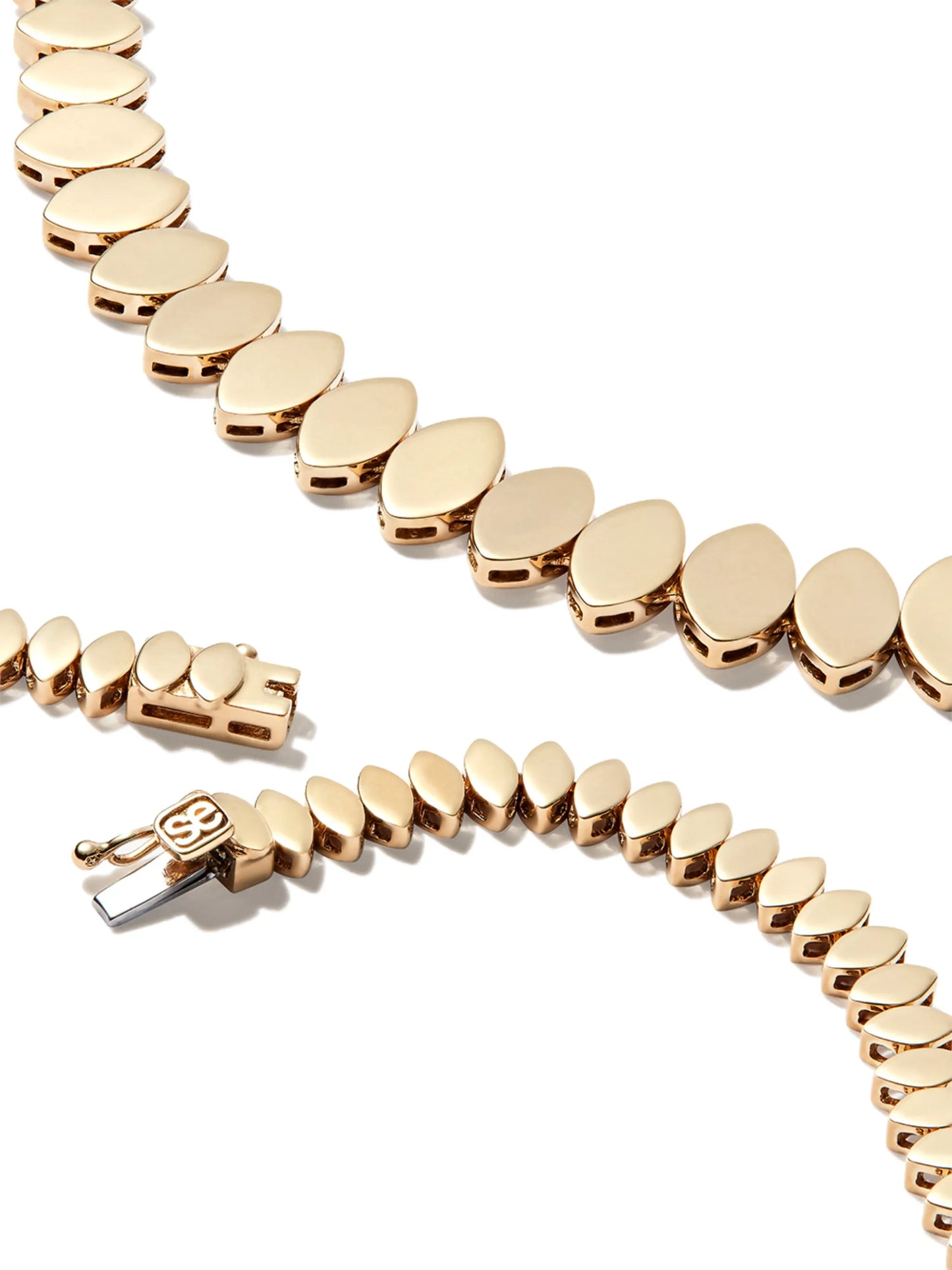 14kt yellow gold Marquis necklace