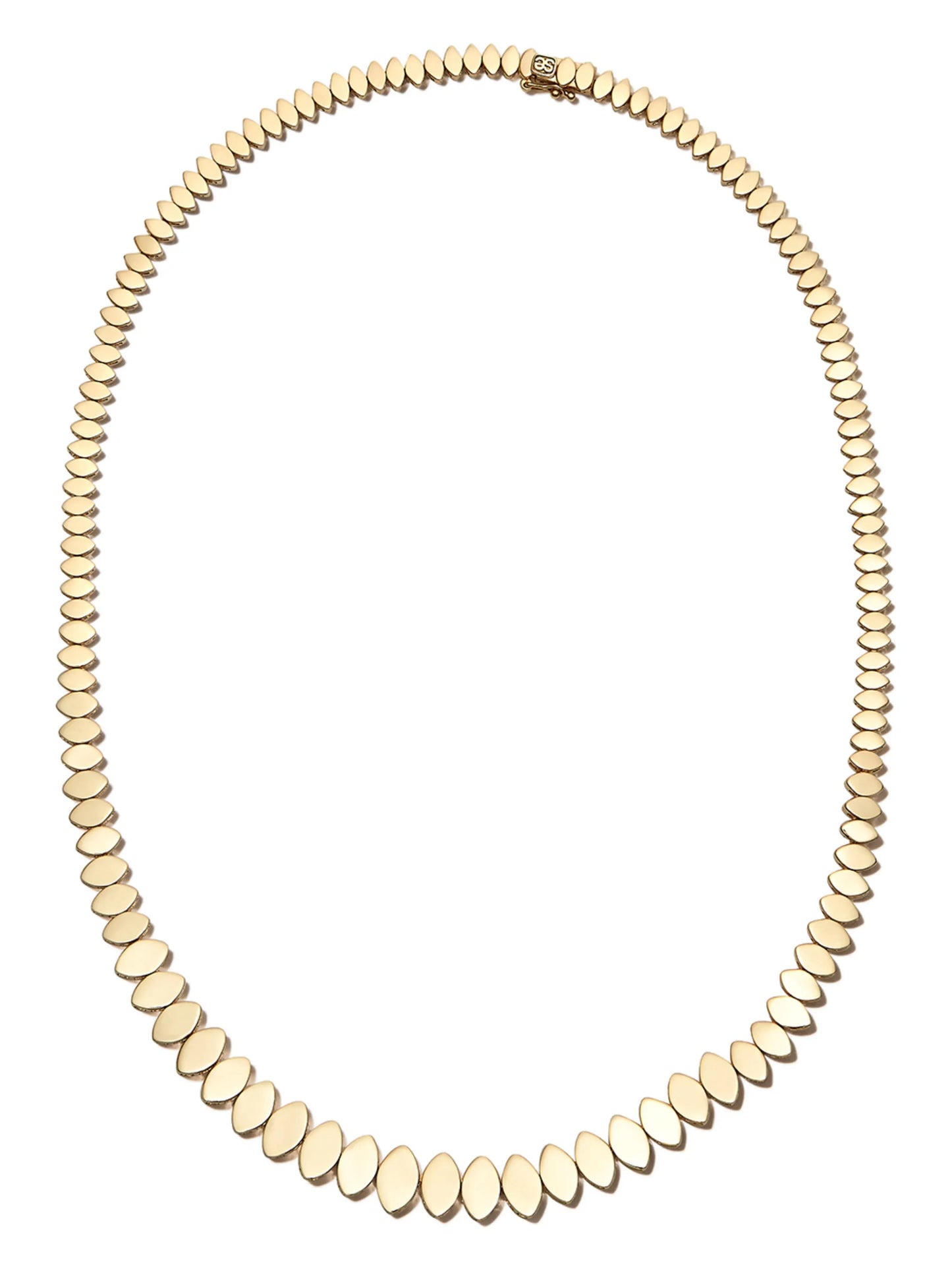 14kt yellow gold Marquis necklace