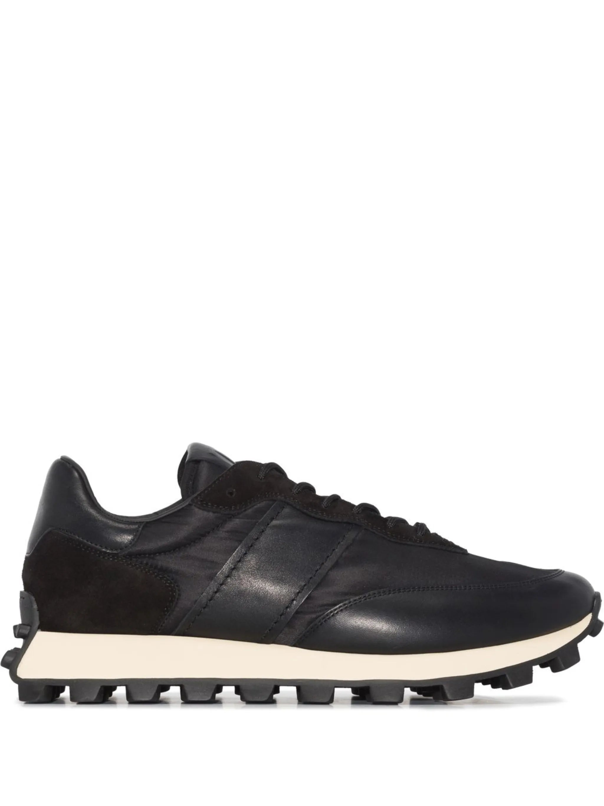 T1 panelled low-top sneakers