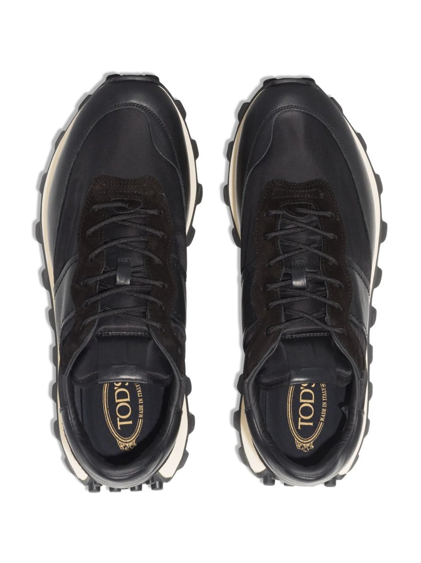 T1 panelled low-top sneakers