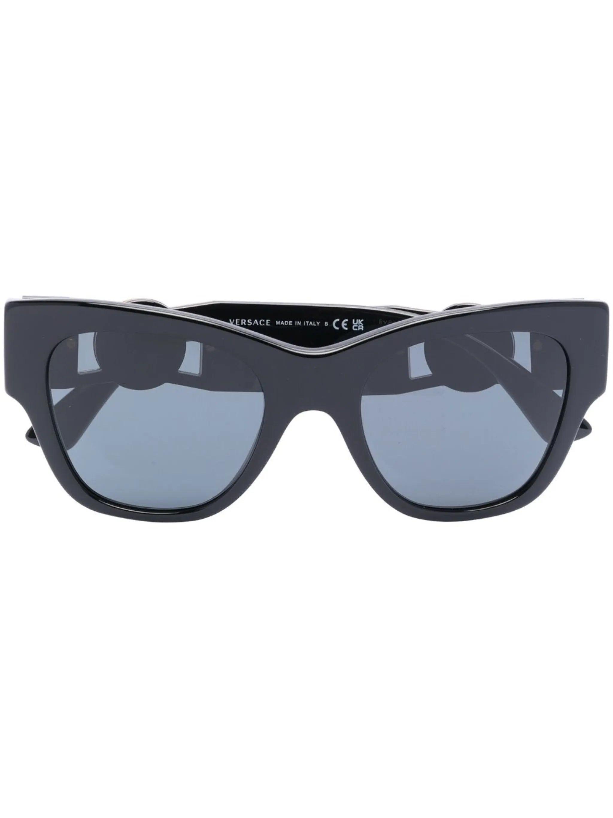 Medusa-head square-frame sunglasses