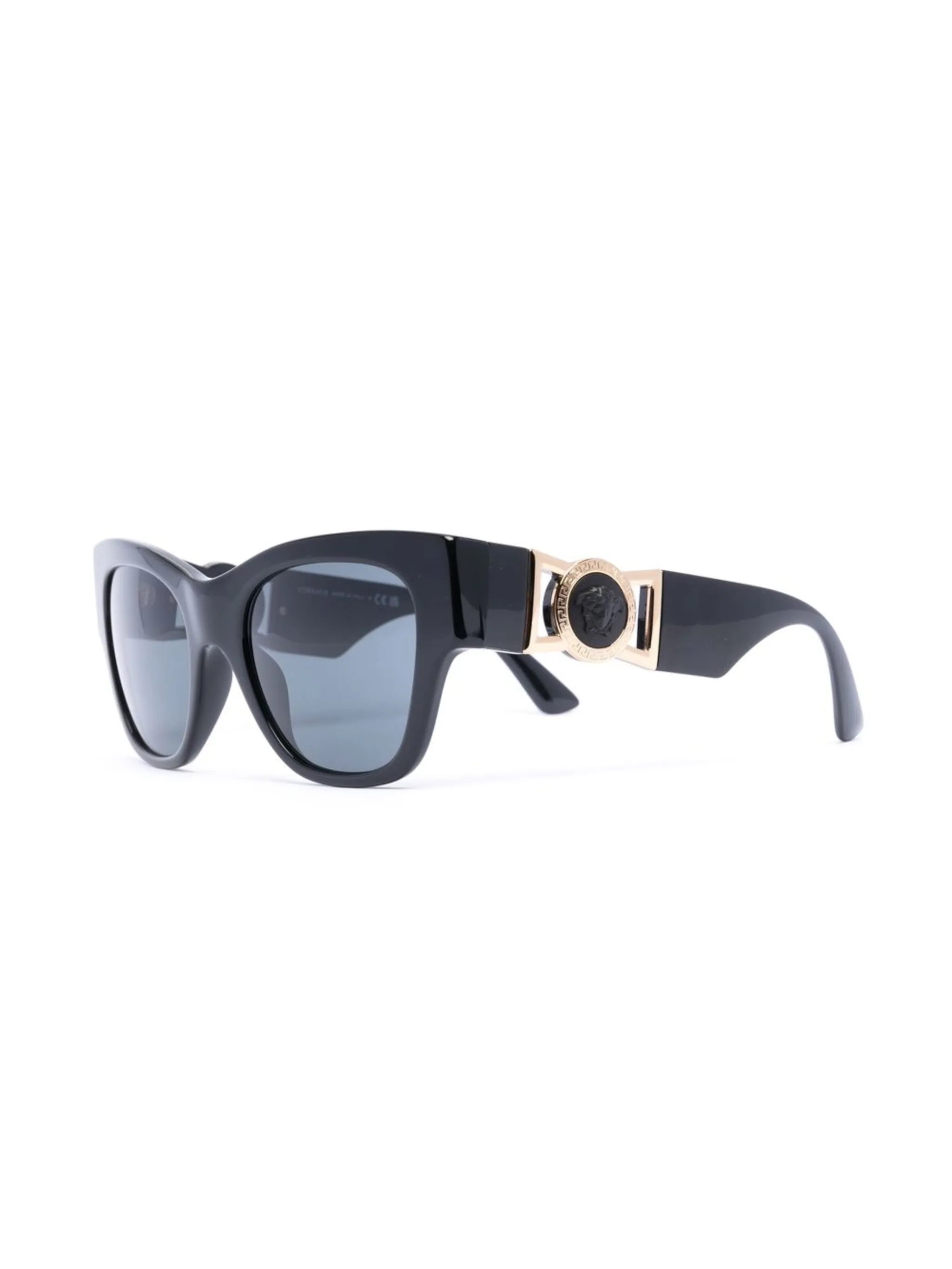 Medusa-head square-frame sunglasses