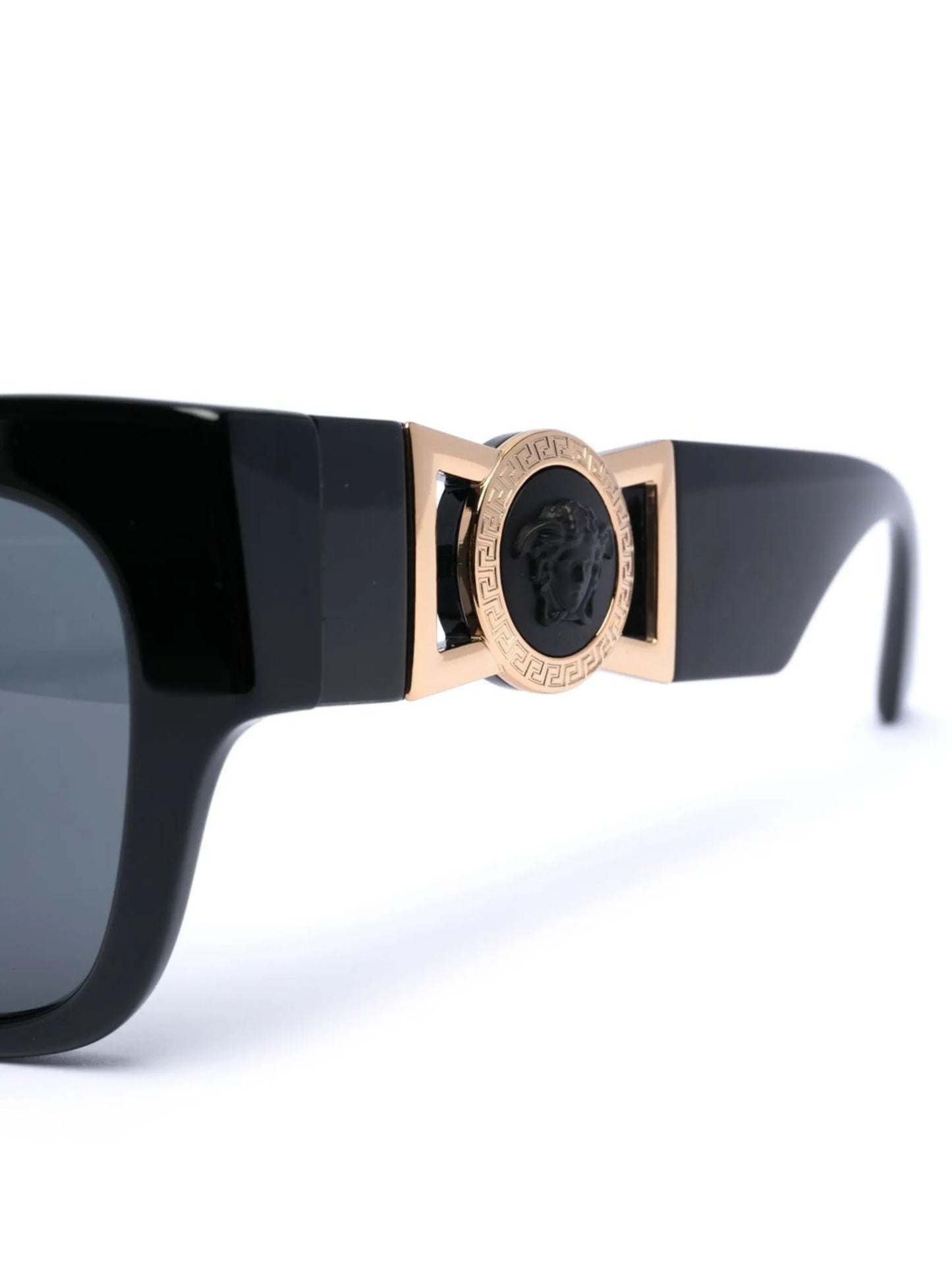 Medusa-head square-frame sunglasses