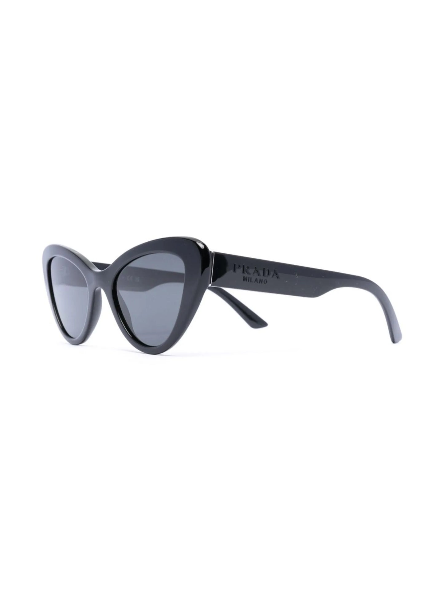 embossed-logo cat-eye sunglasses