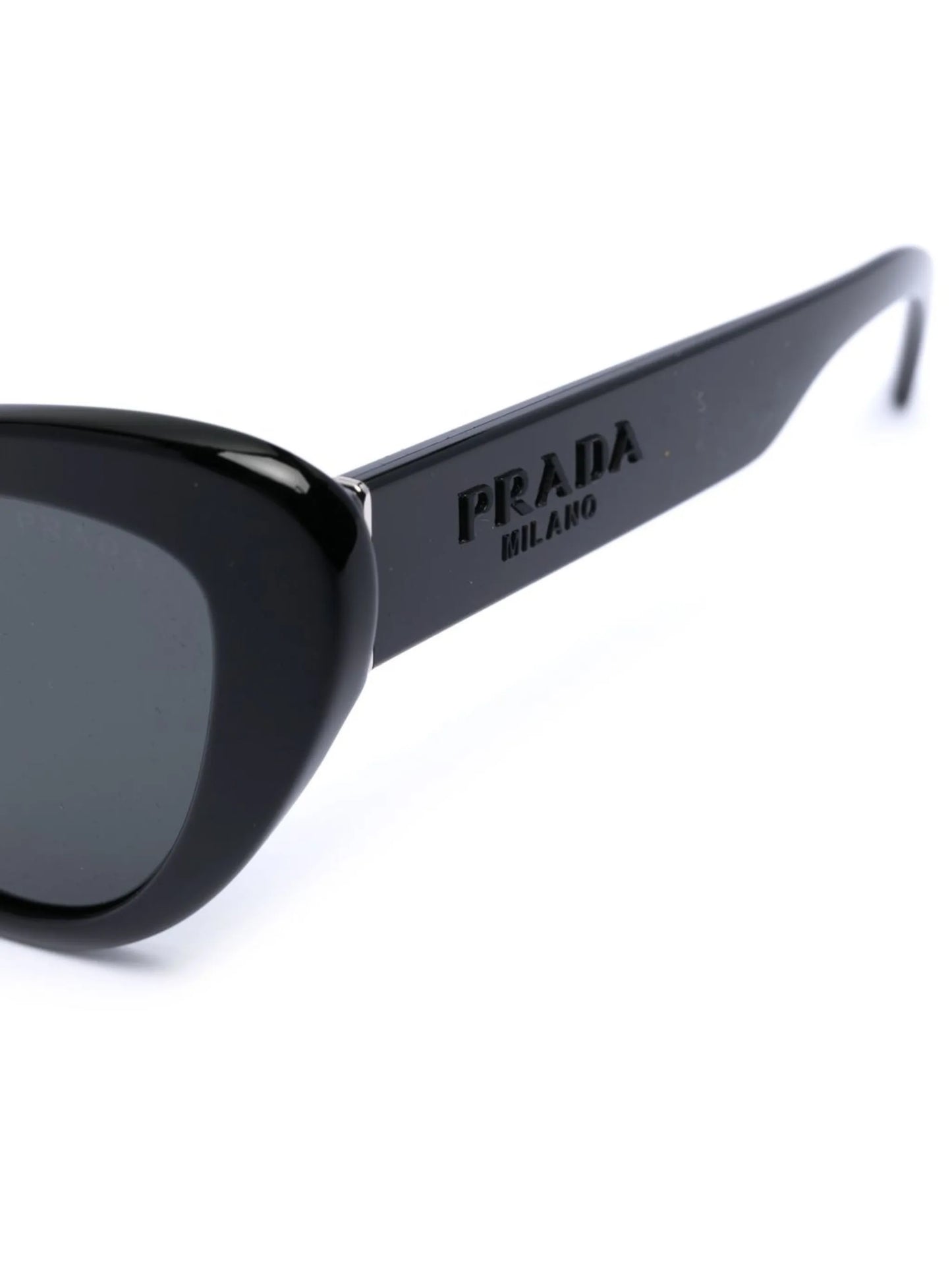embossed-logo cat-eye sunglasses