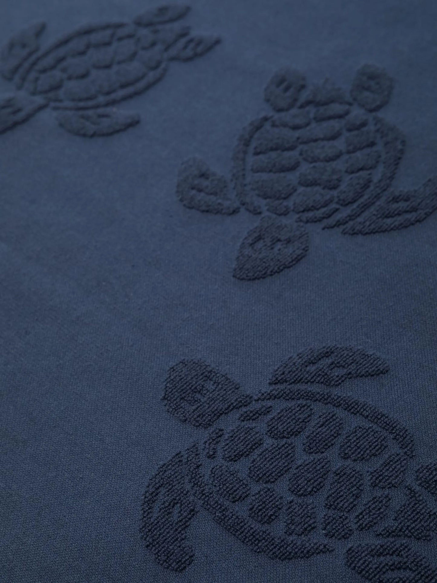 turtle fringed bath towel