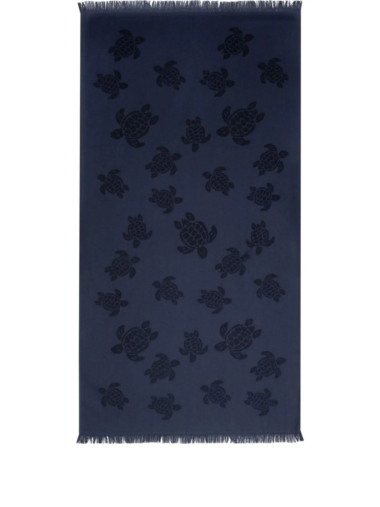 turtle fringed bath towel