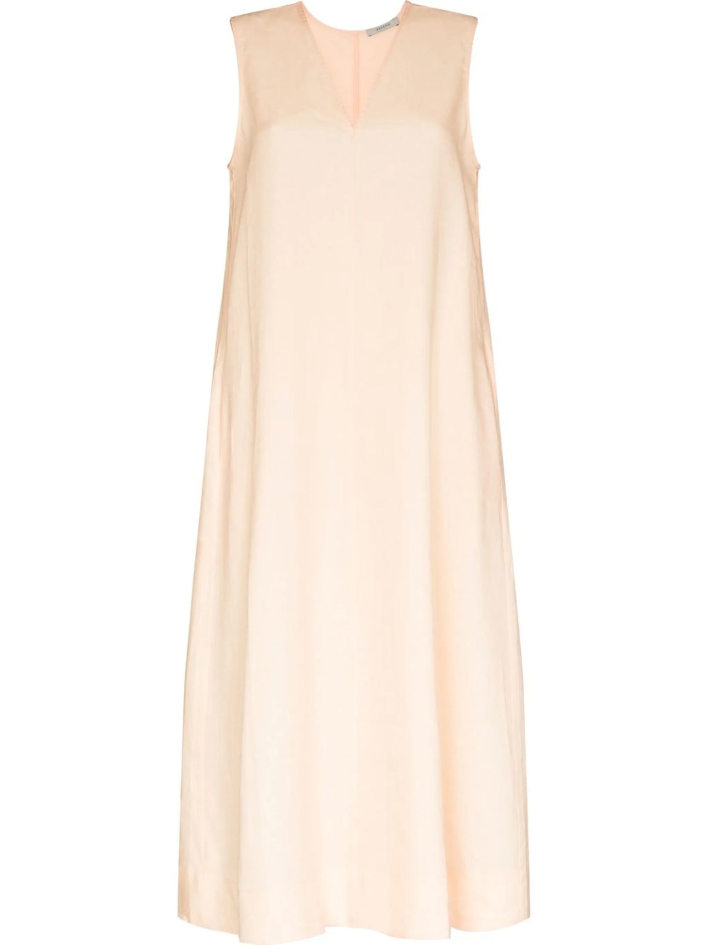 Nisha V-neck linen dress