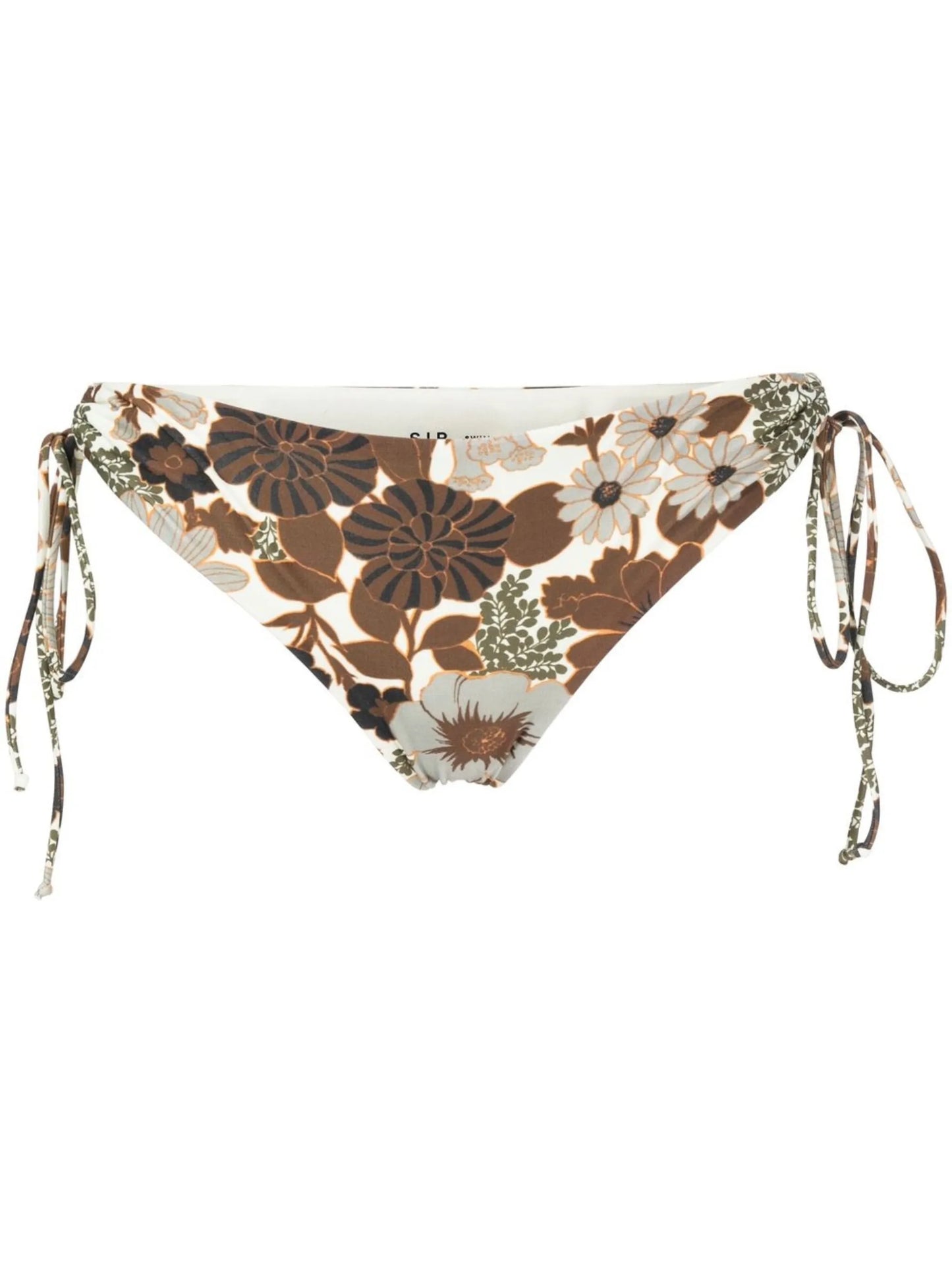 graphic-print bikini bottoms