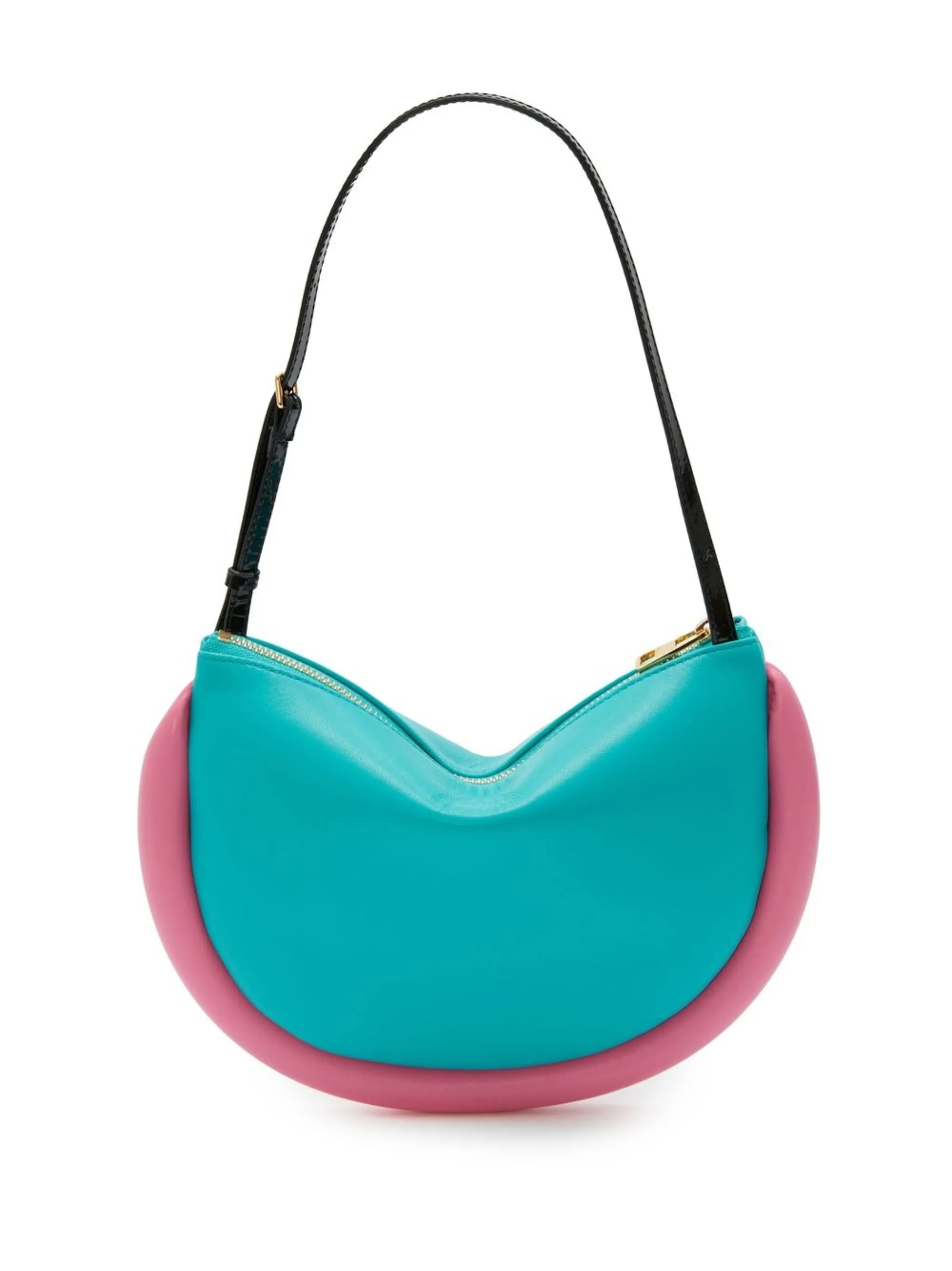 Bumper-Moon leather shoulder bag