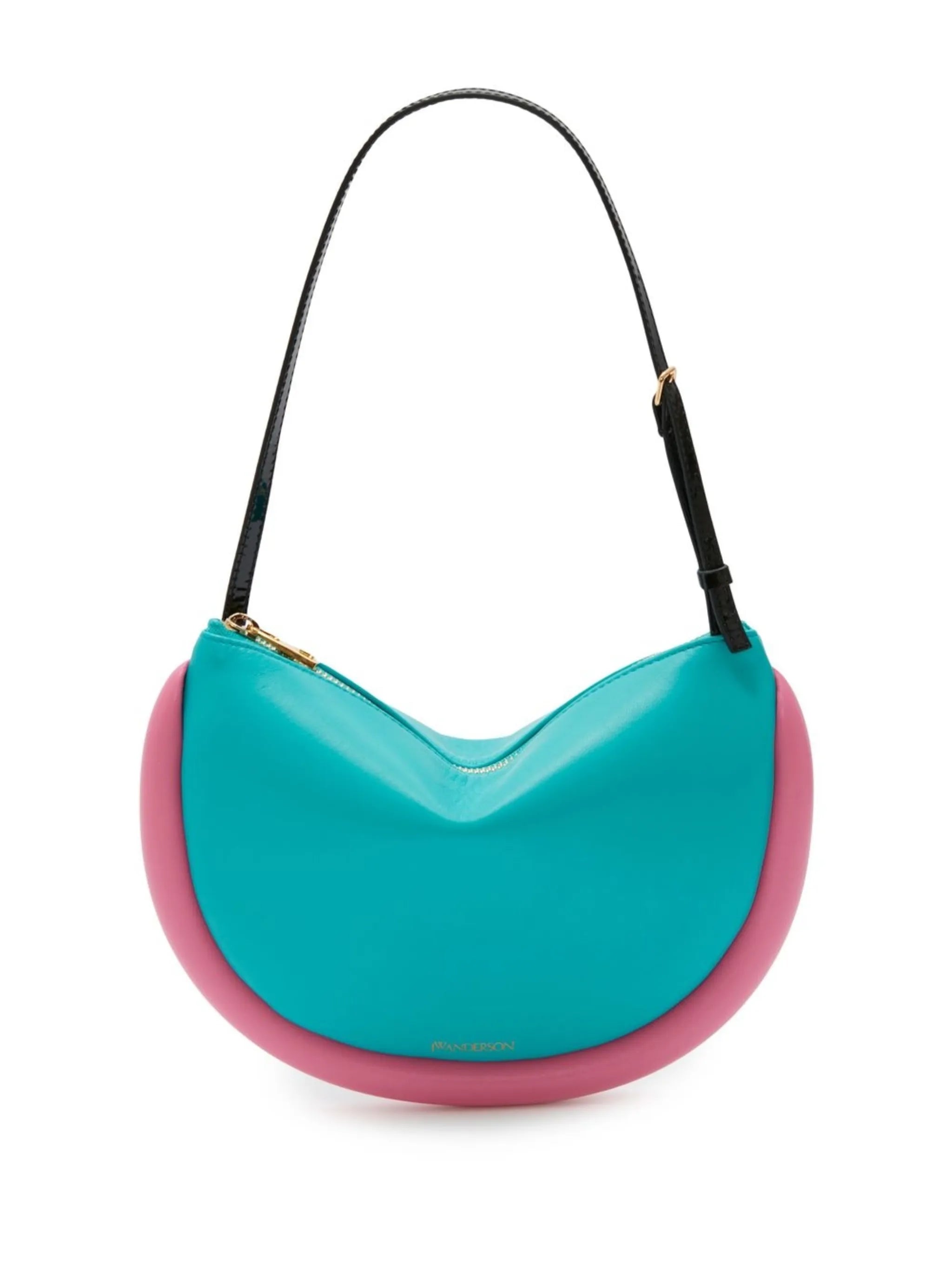 Bumper-Moon leather shoulder bag