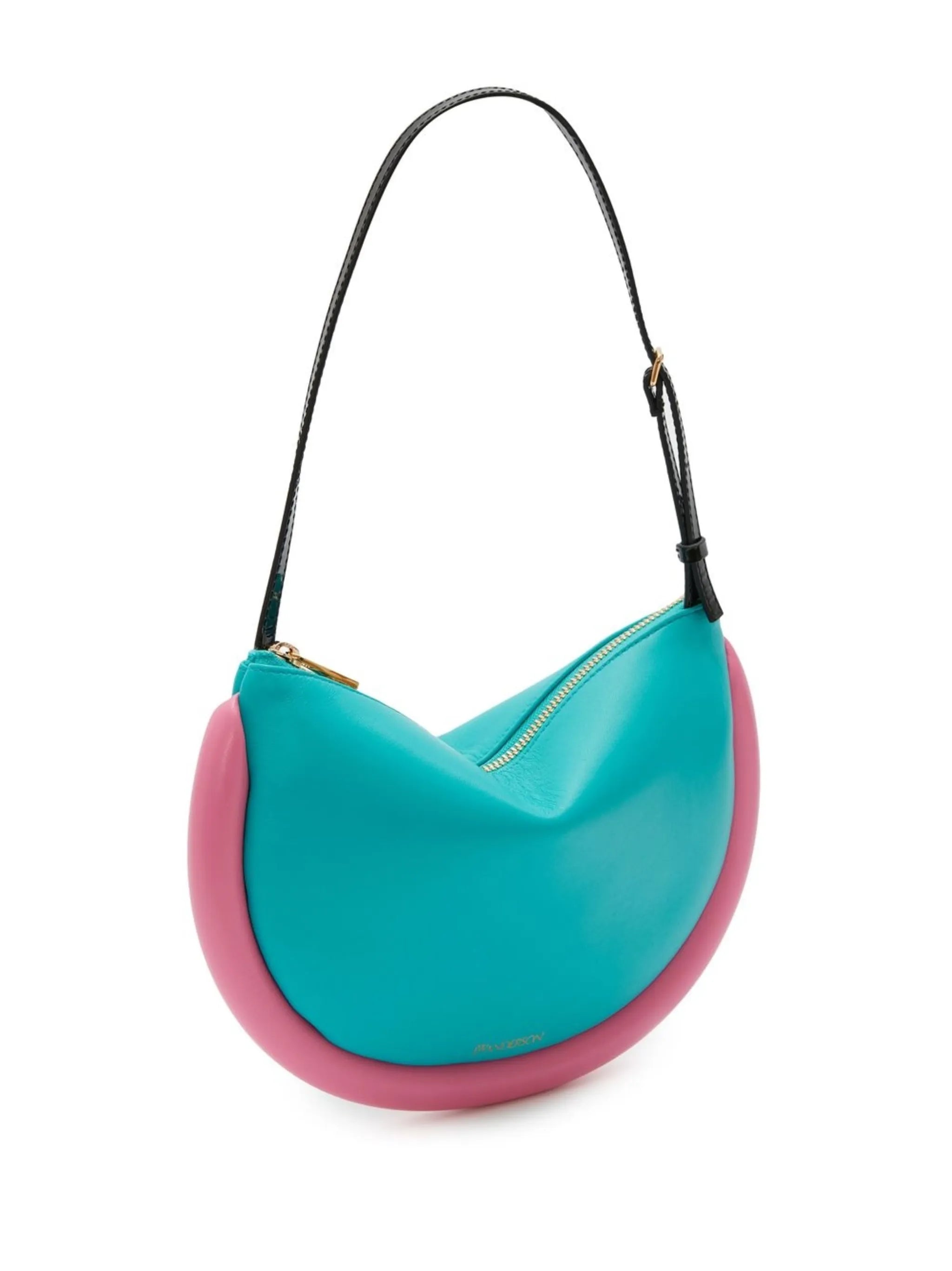 Bumper-Moon leather shoulder bag