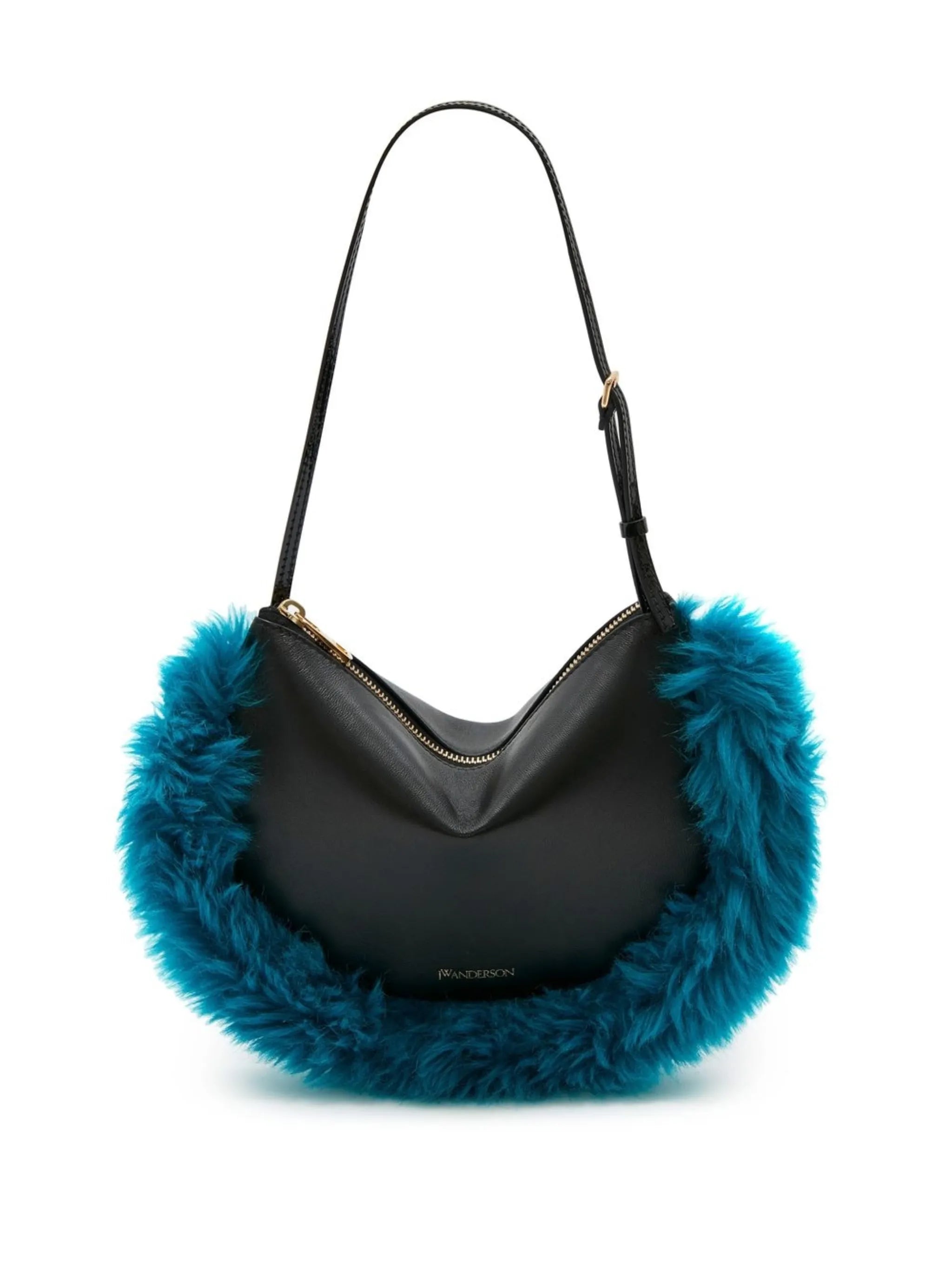Bumper-Moon leather shoulder bag