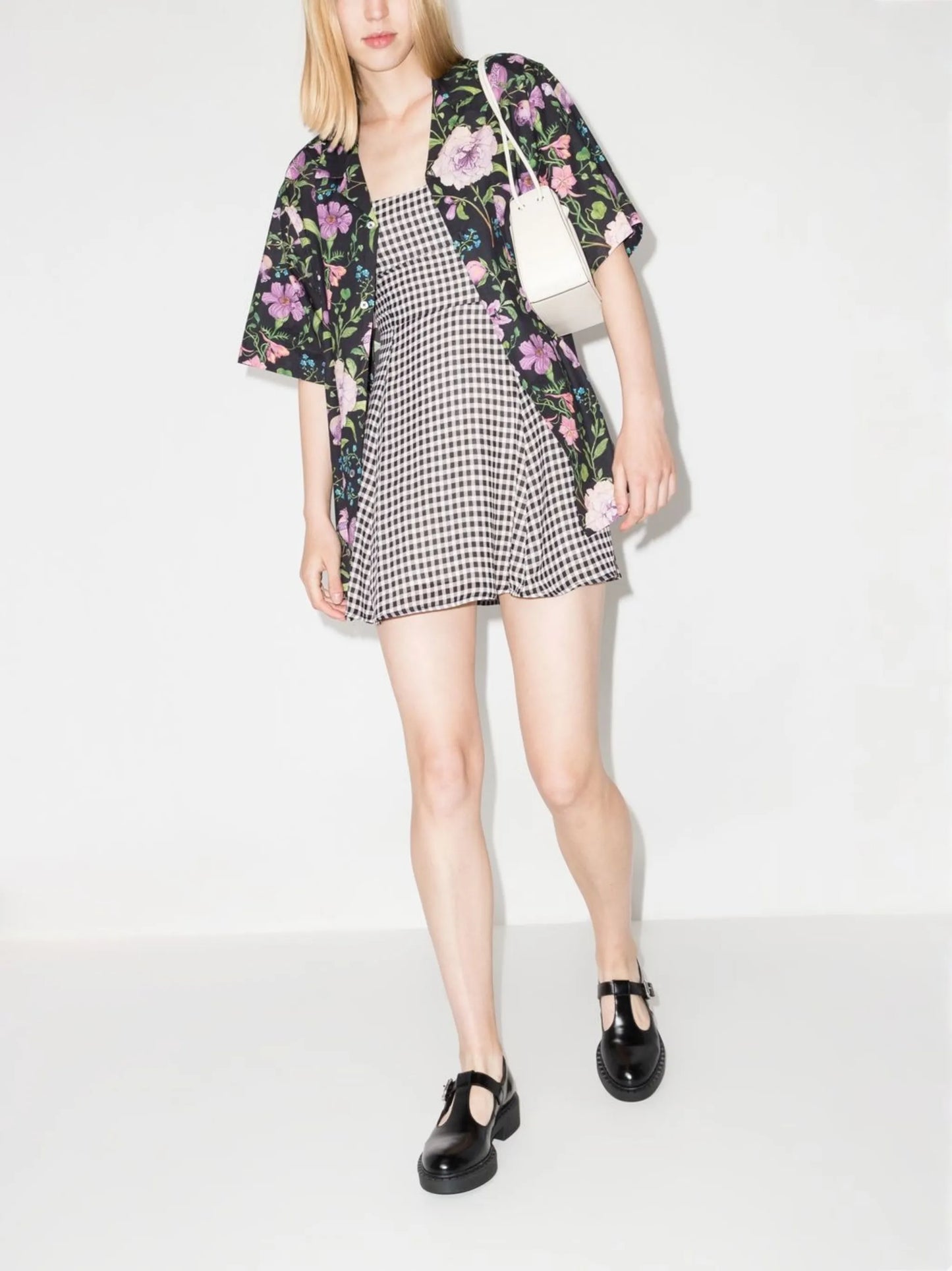 Tai gingham minidress