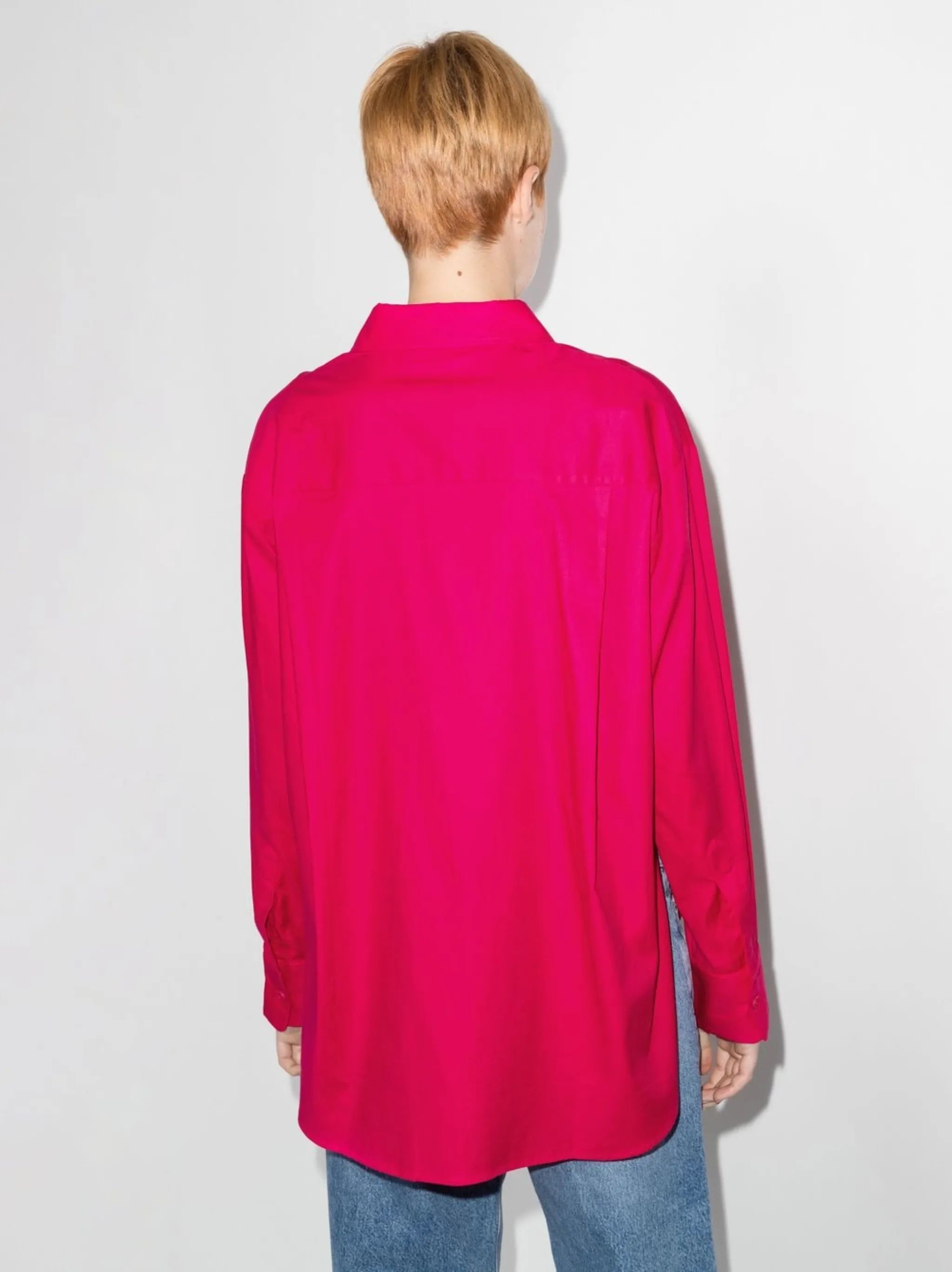 Will oversized button-down shirt