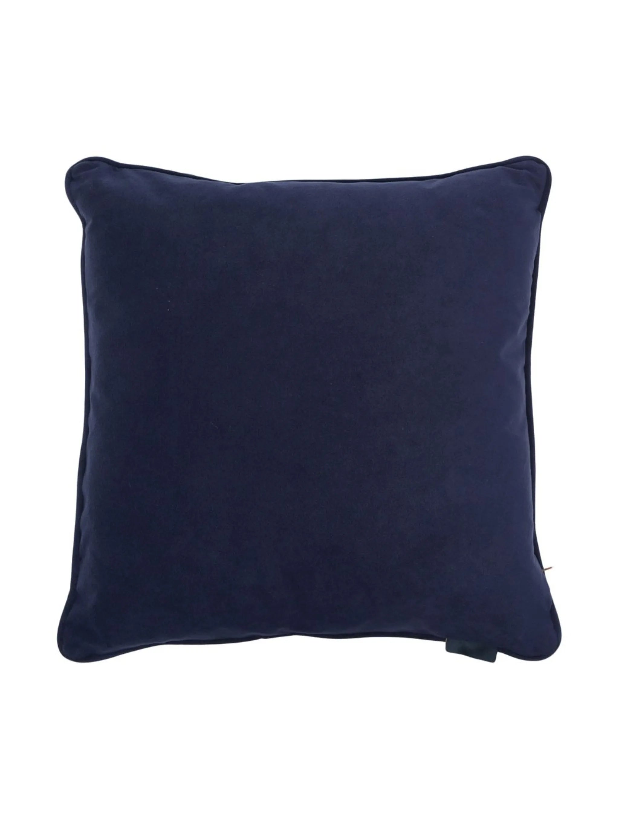 jacquard-panel knit pillow