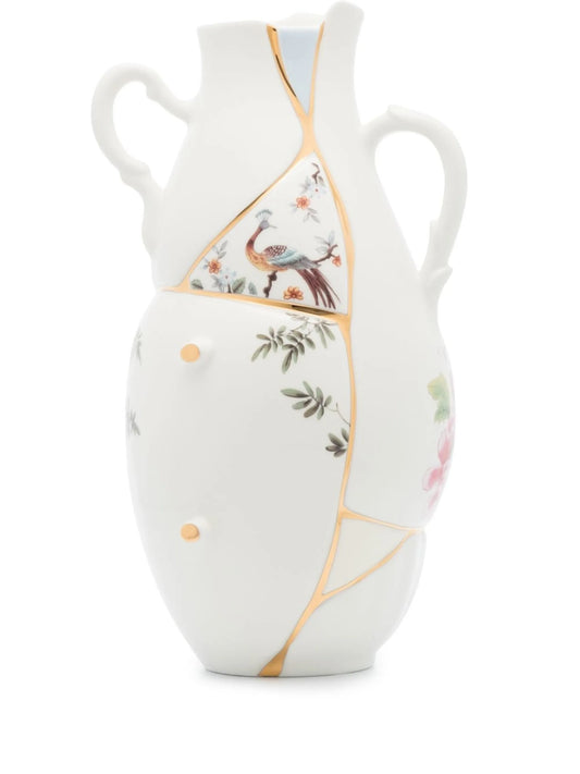 Kintsugi porcelain vase (32cm)