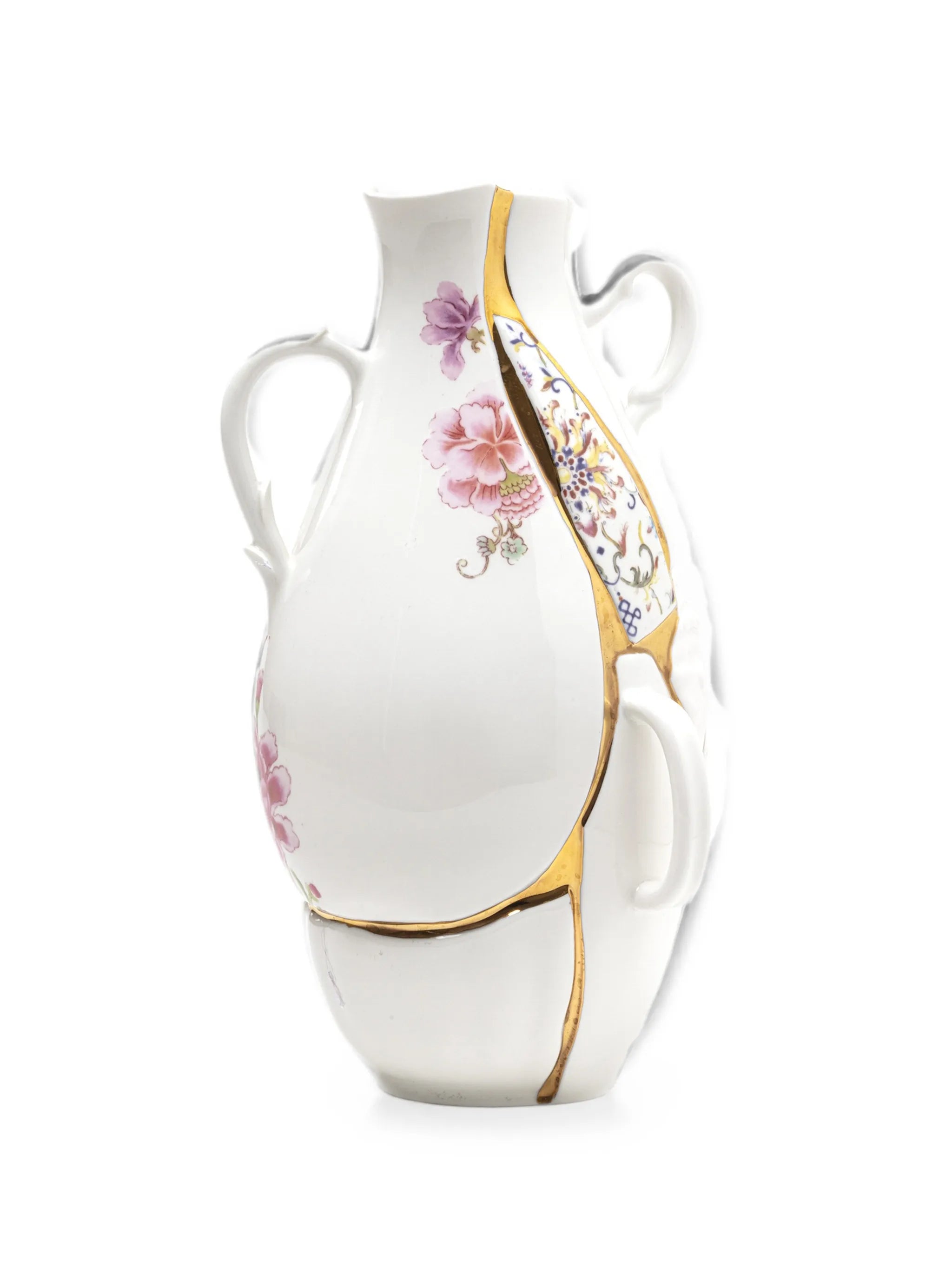 Kintsugi porcelain vase (32cm)