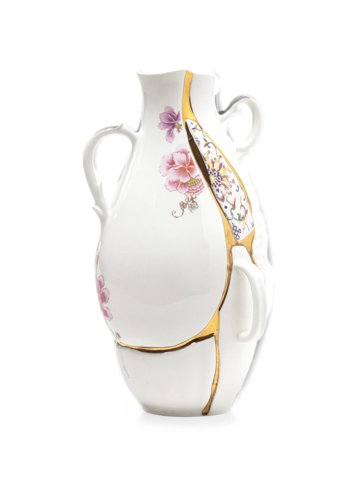 Kintsugi porcelain vase (32cm)