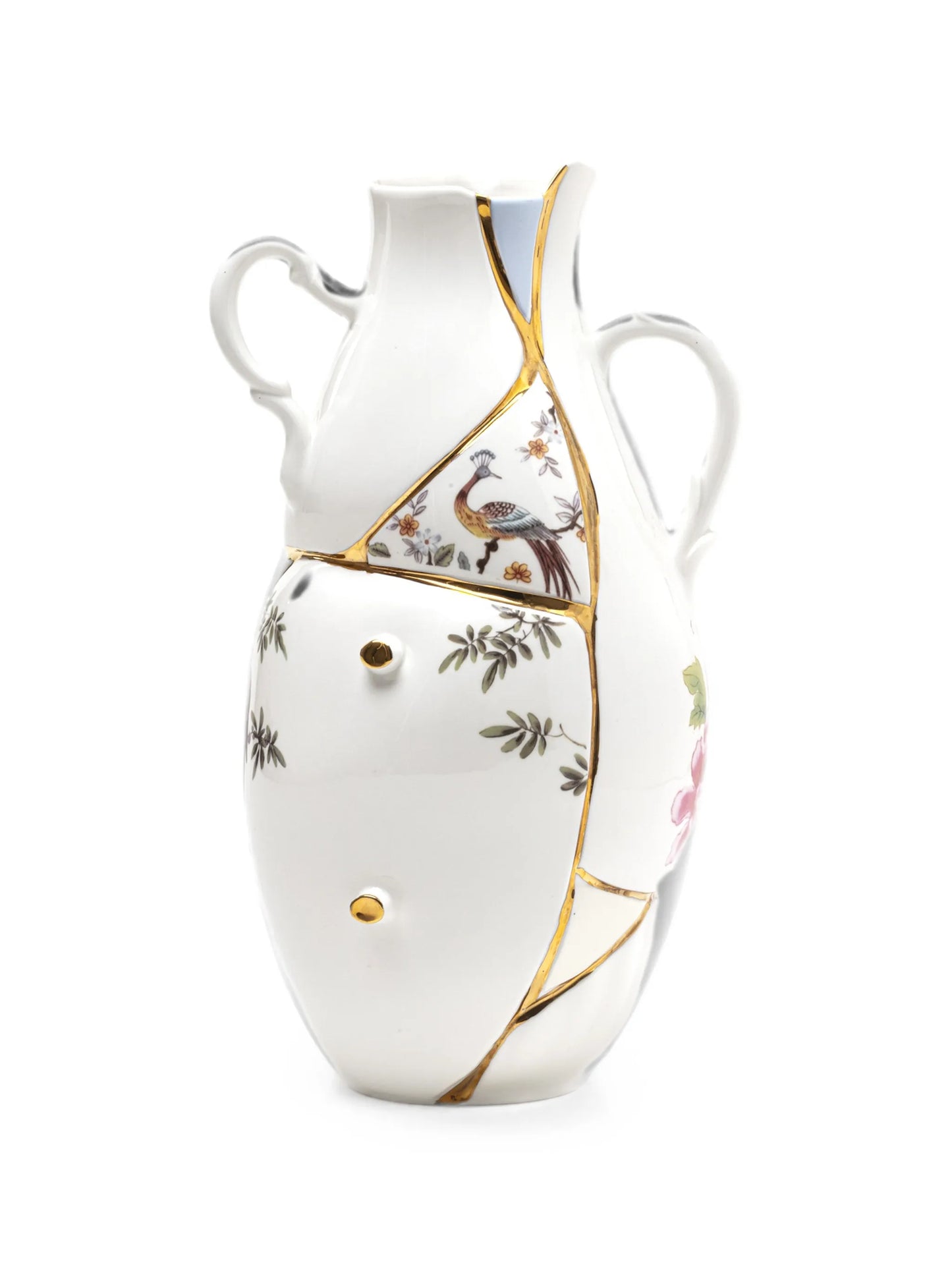 Kintsugi porcelain vase (32cm)