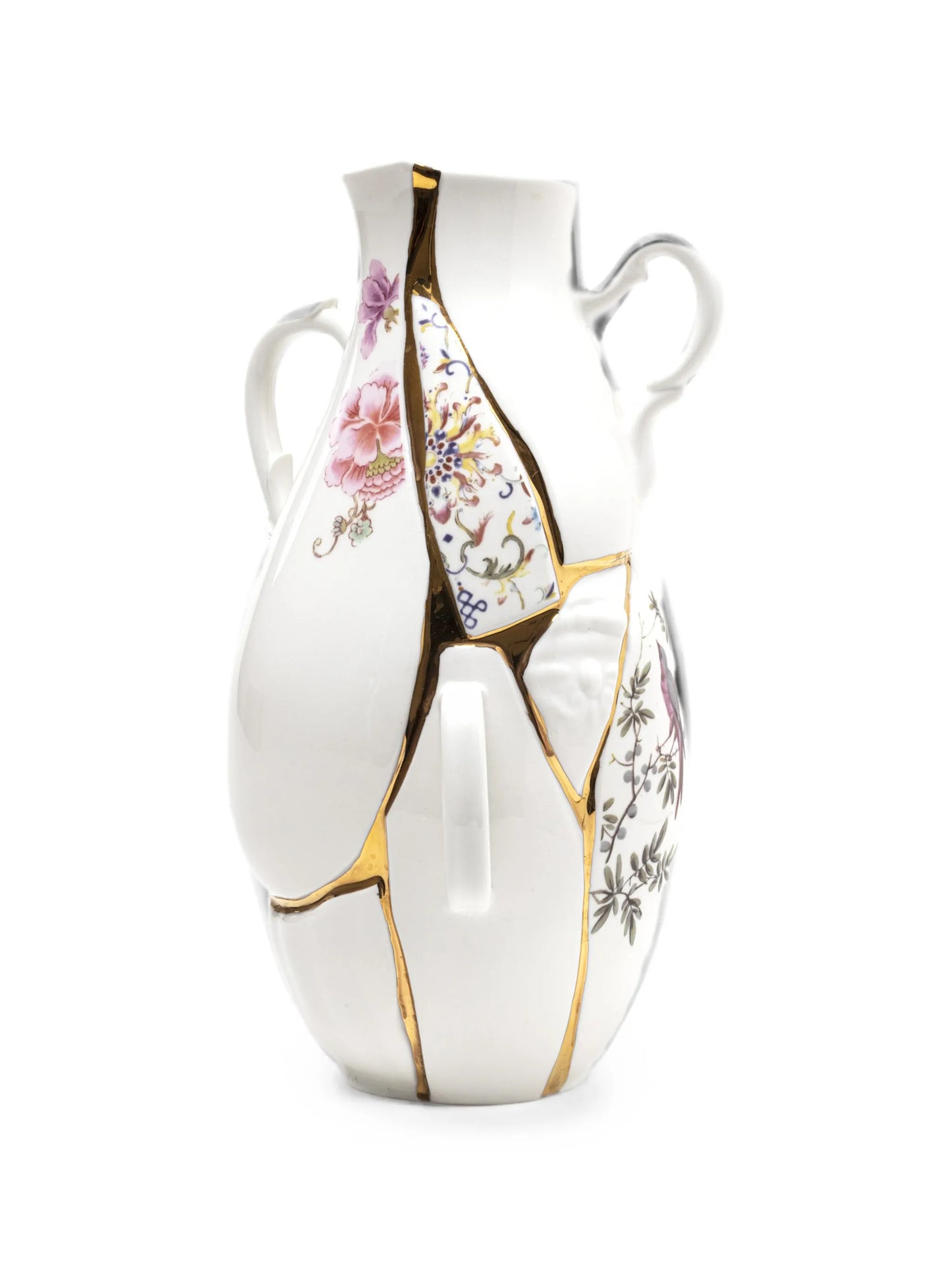 Kintsugi porcelain vase (32cm)