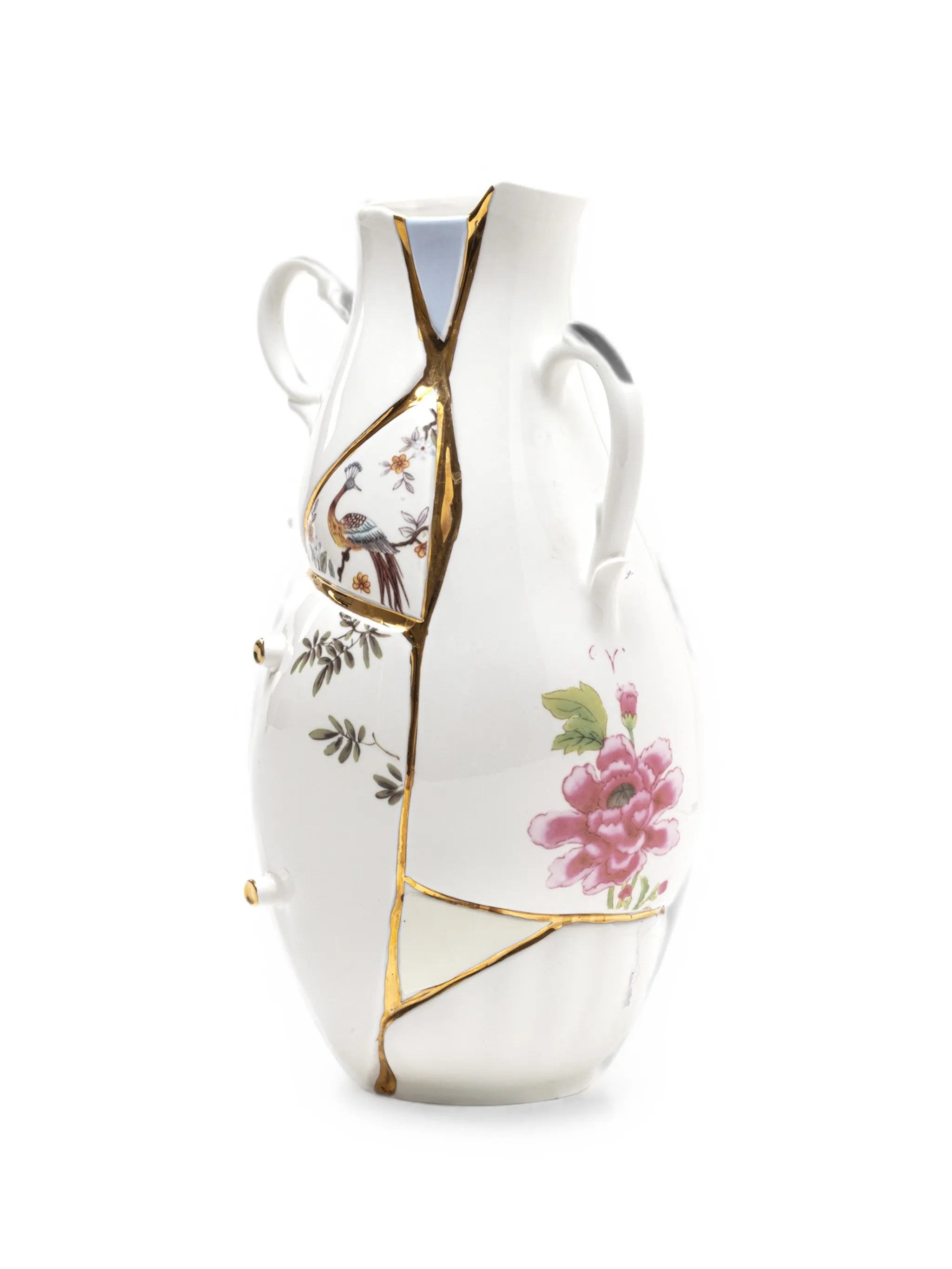 Kintsugi porcelain vase (32cm)