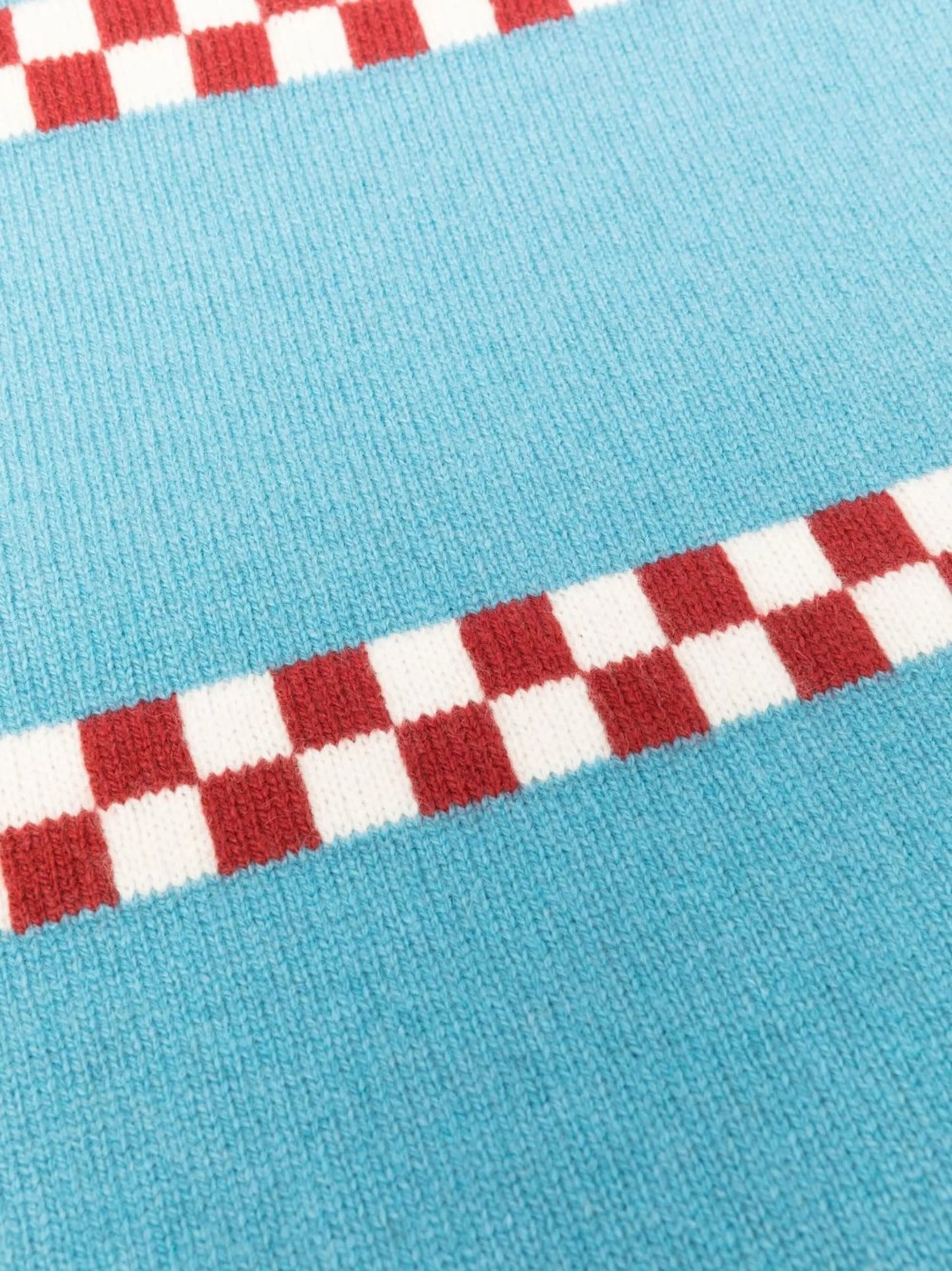 speed-check cashmere blanket