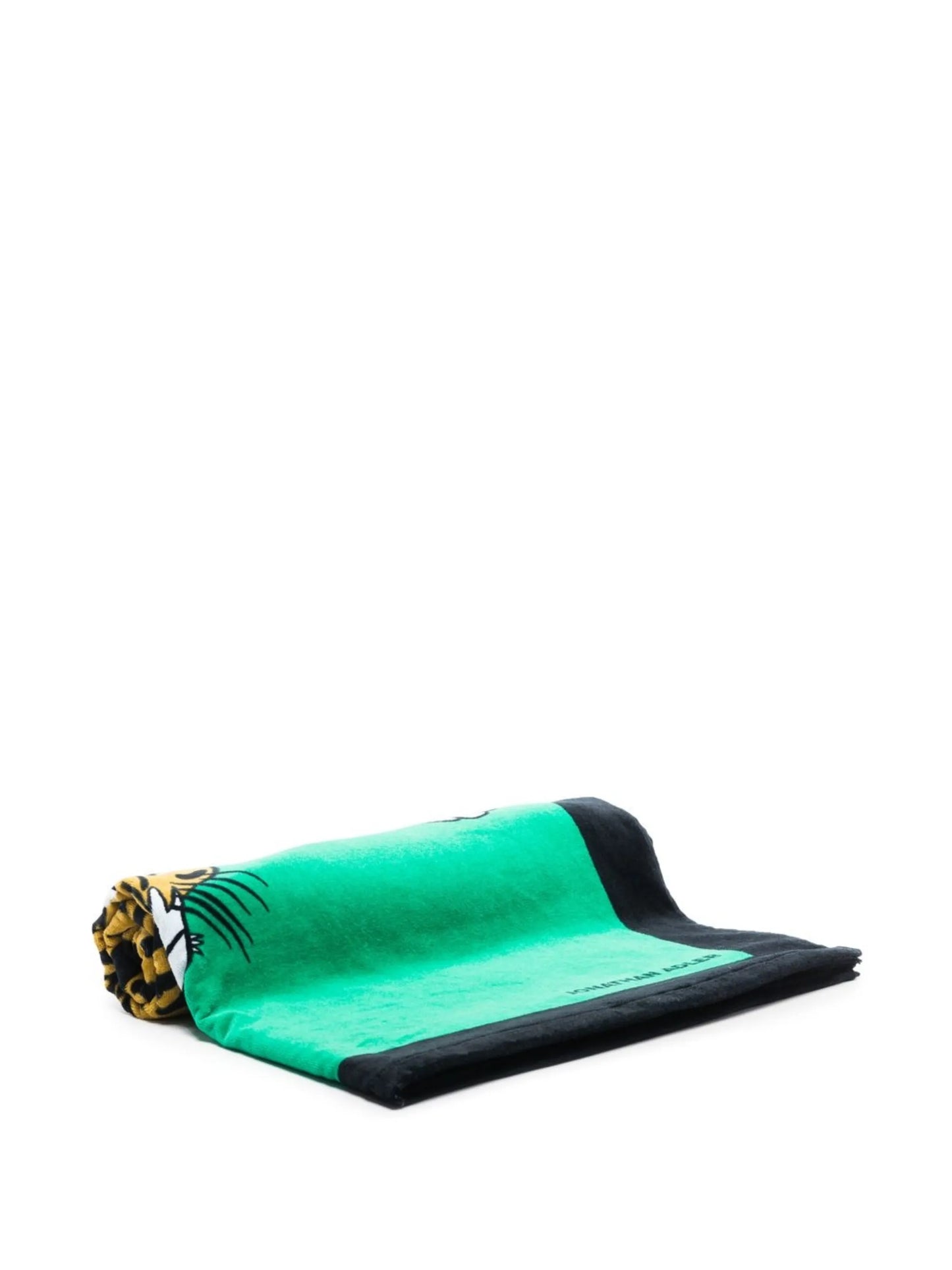 Tiger-print beach towel