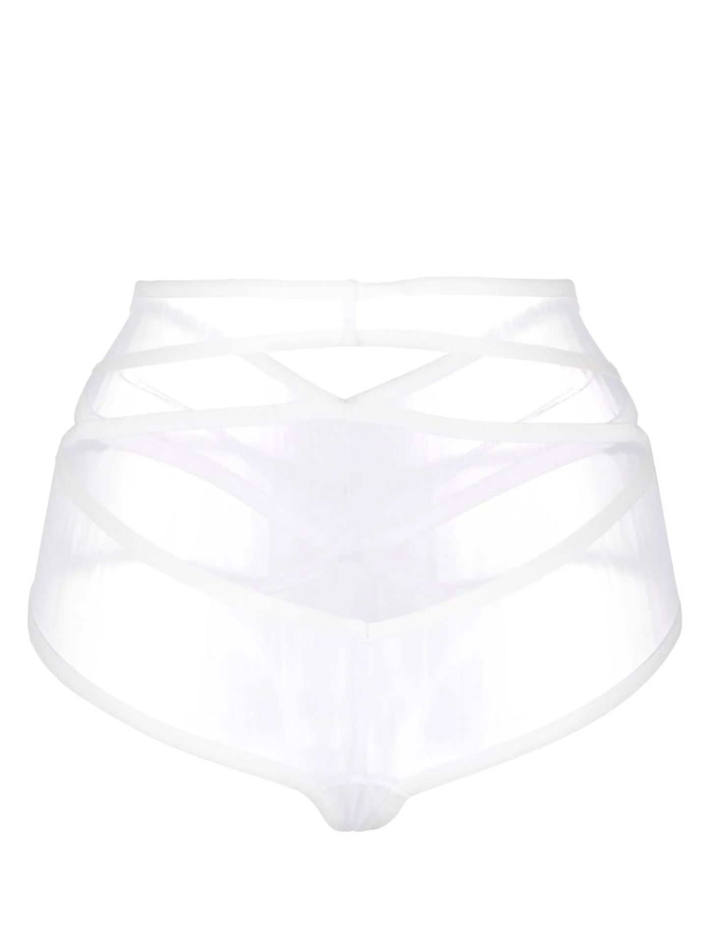Mafalda keyhole high-waisted briefs