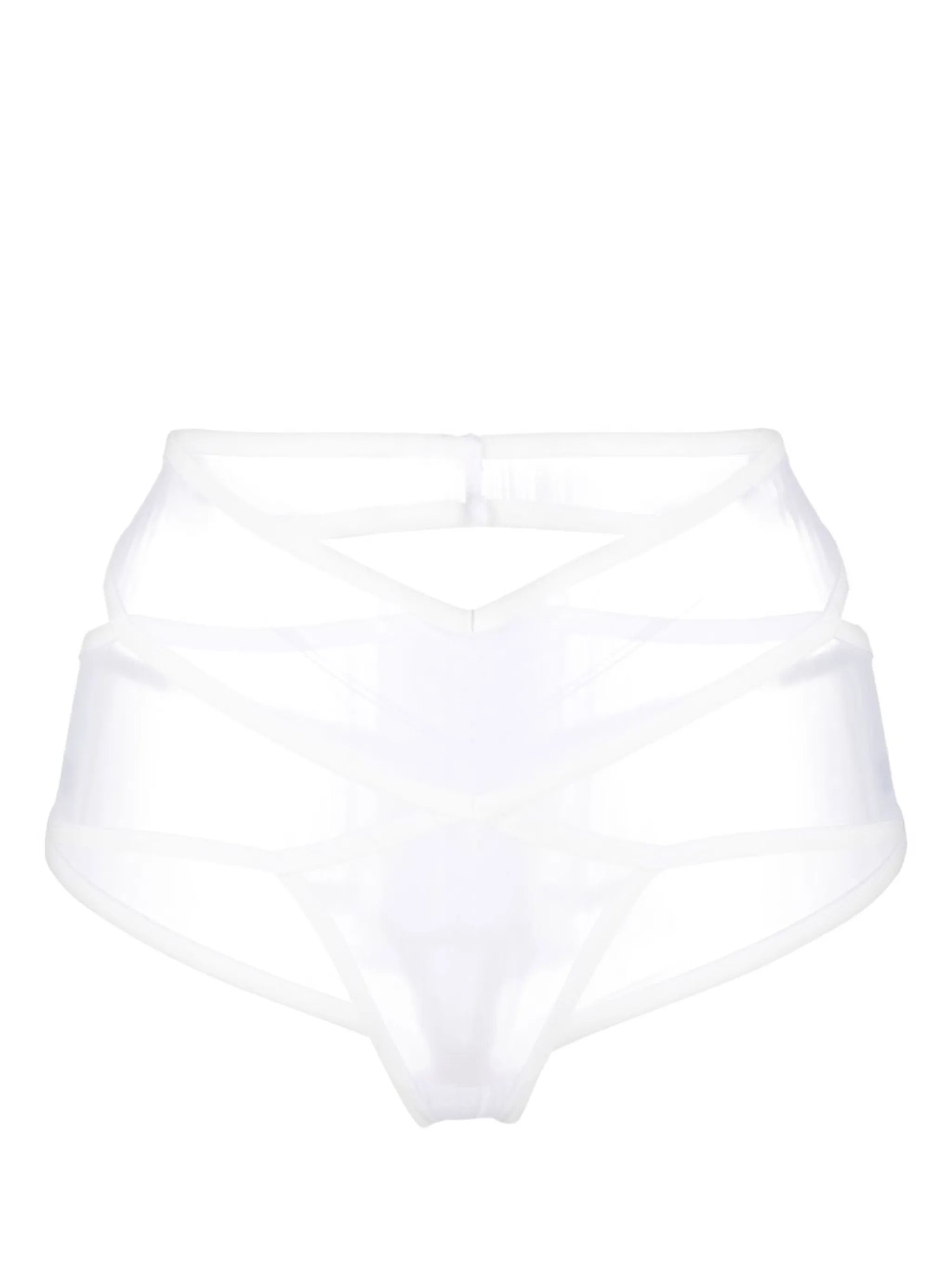 Mafalda keyhole high-waisted briefs