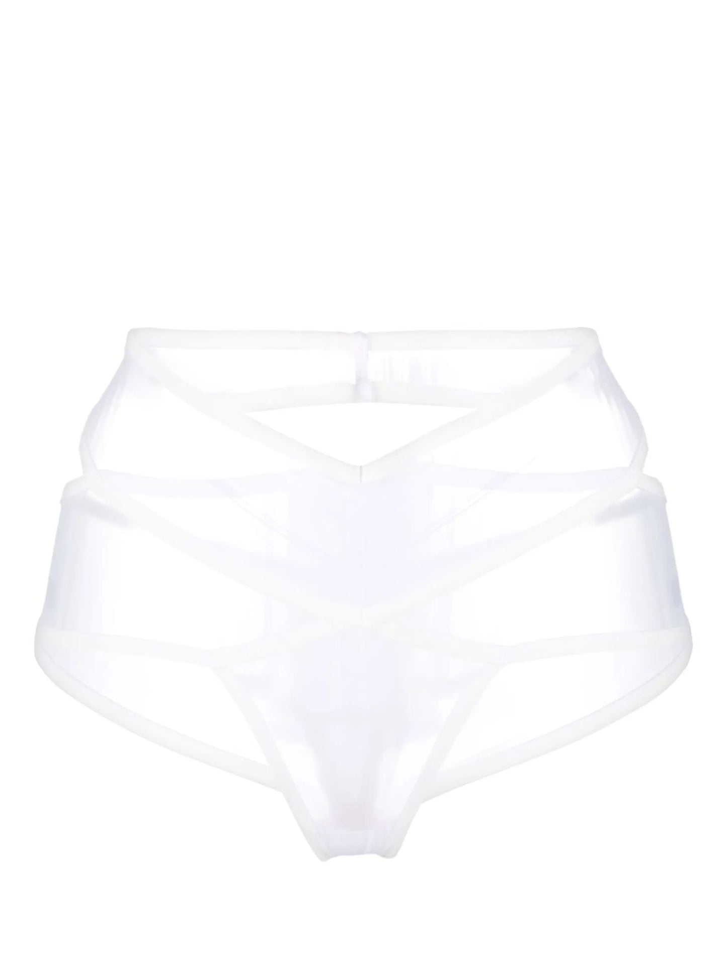 Mafalda keyhole high-waisted briefs