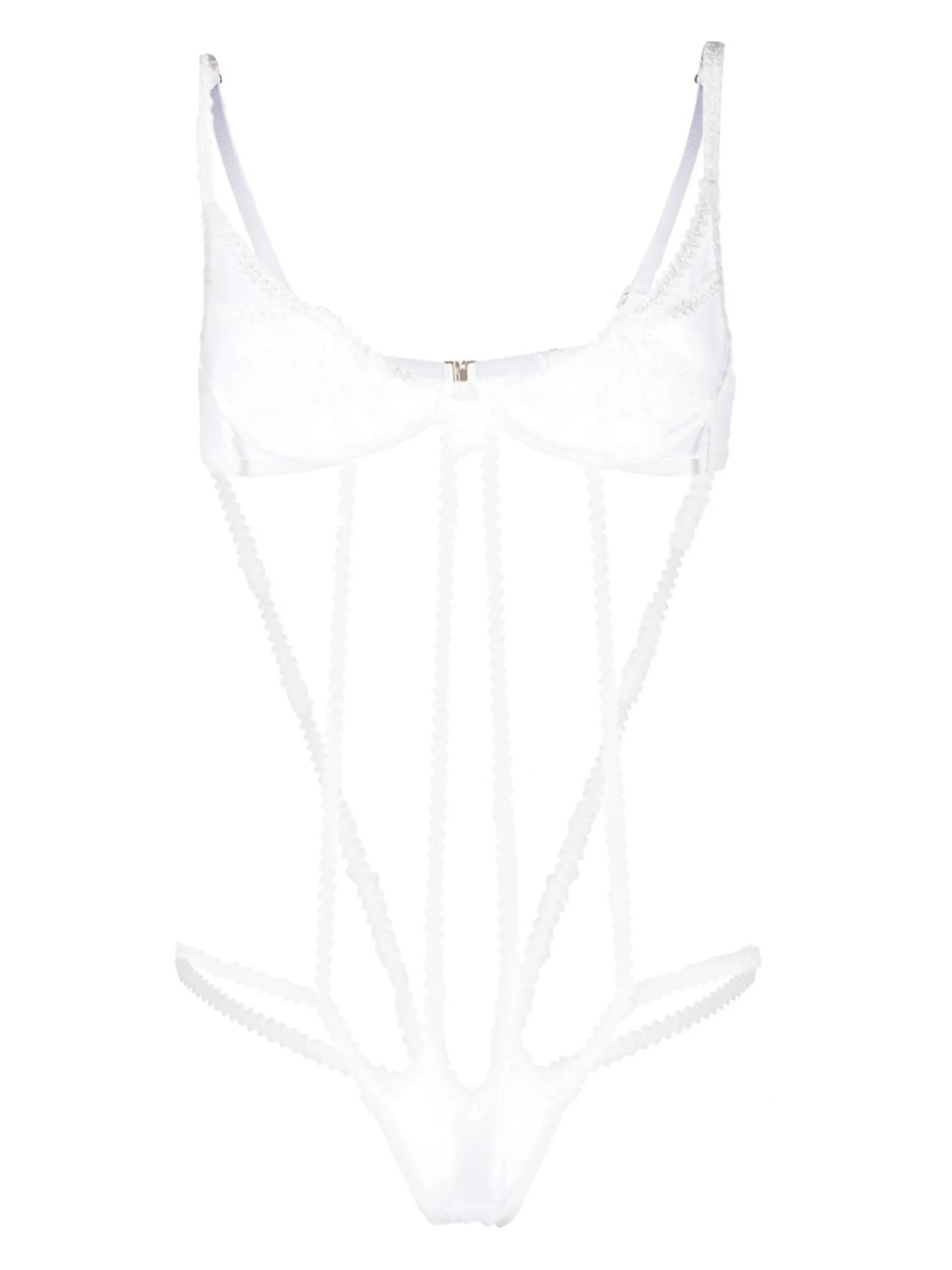 Mafalda lace-panelled body