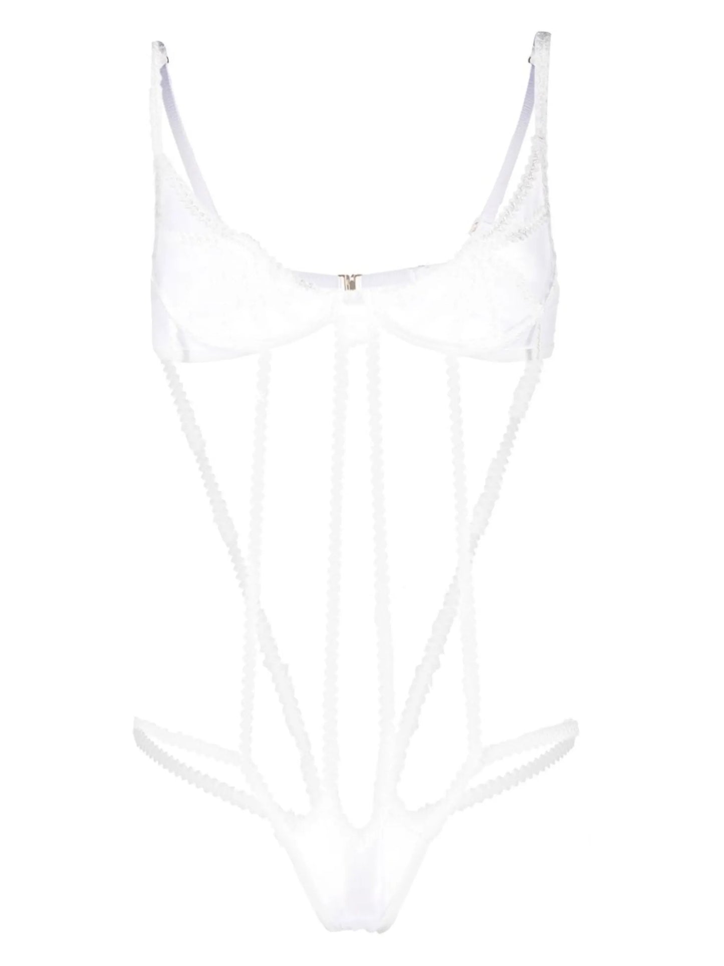 Mafalda lace-panelled body