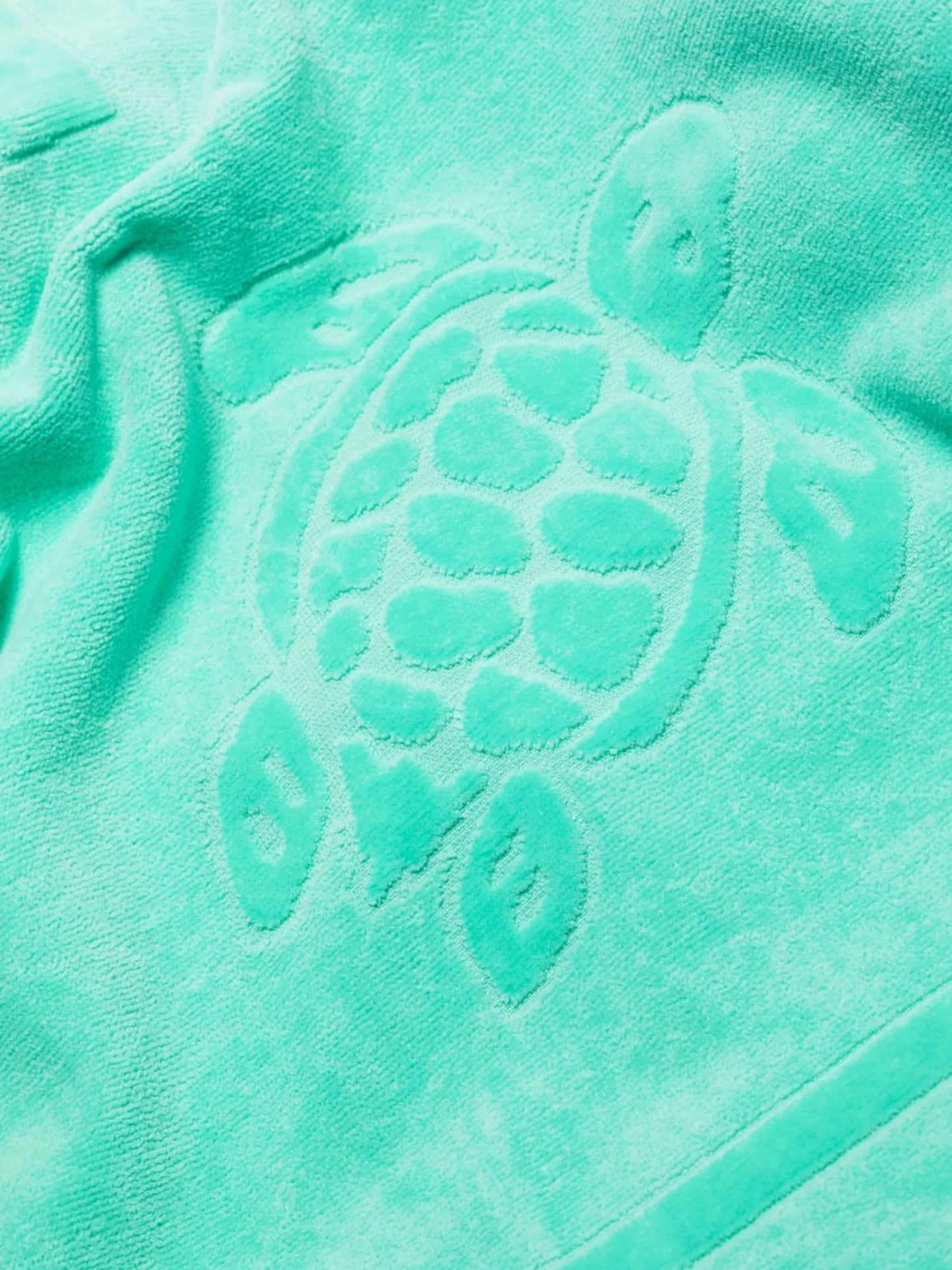 logo-jacquard beach towel