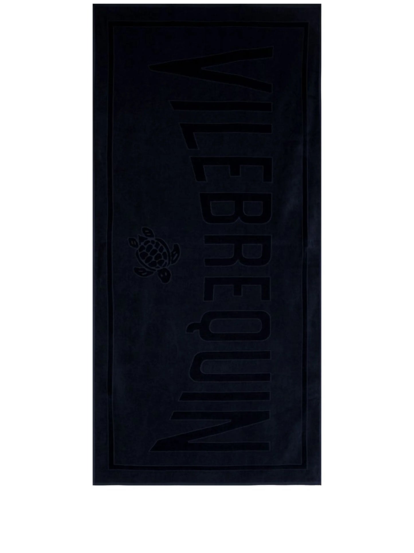 logo-jacquard bath towel