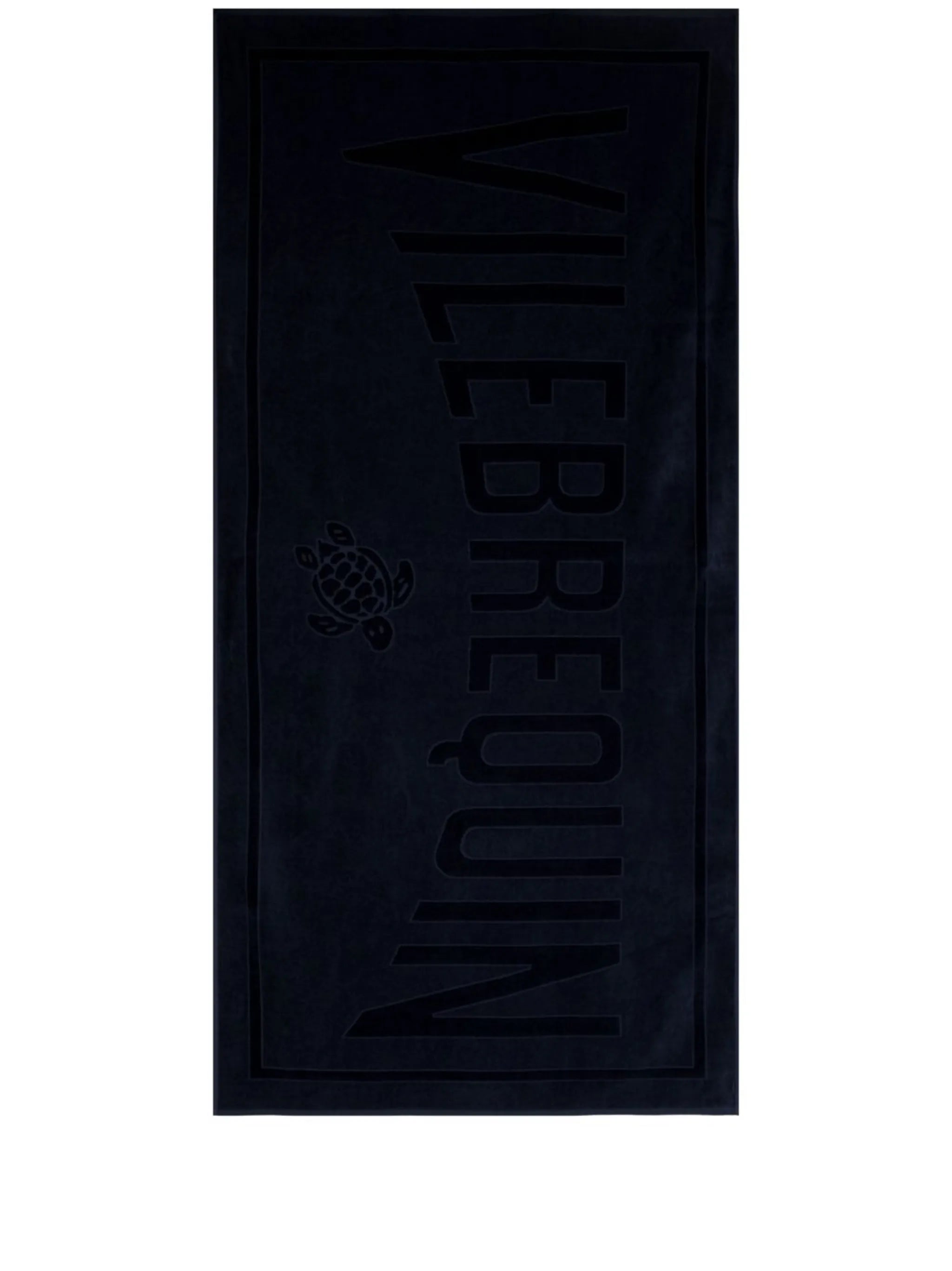 logo-debossed towel