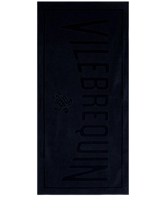 logo-debossed towel