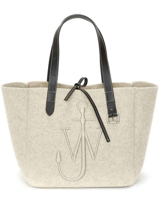 Belt felt tote bag
