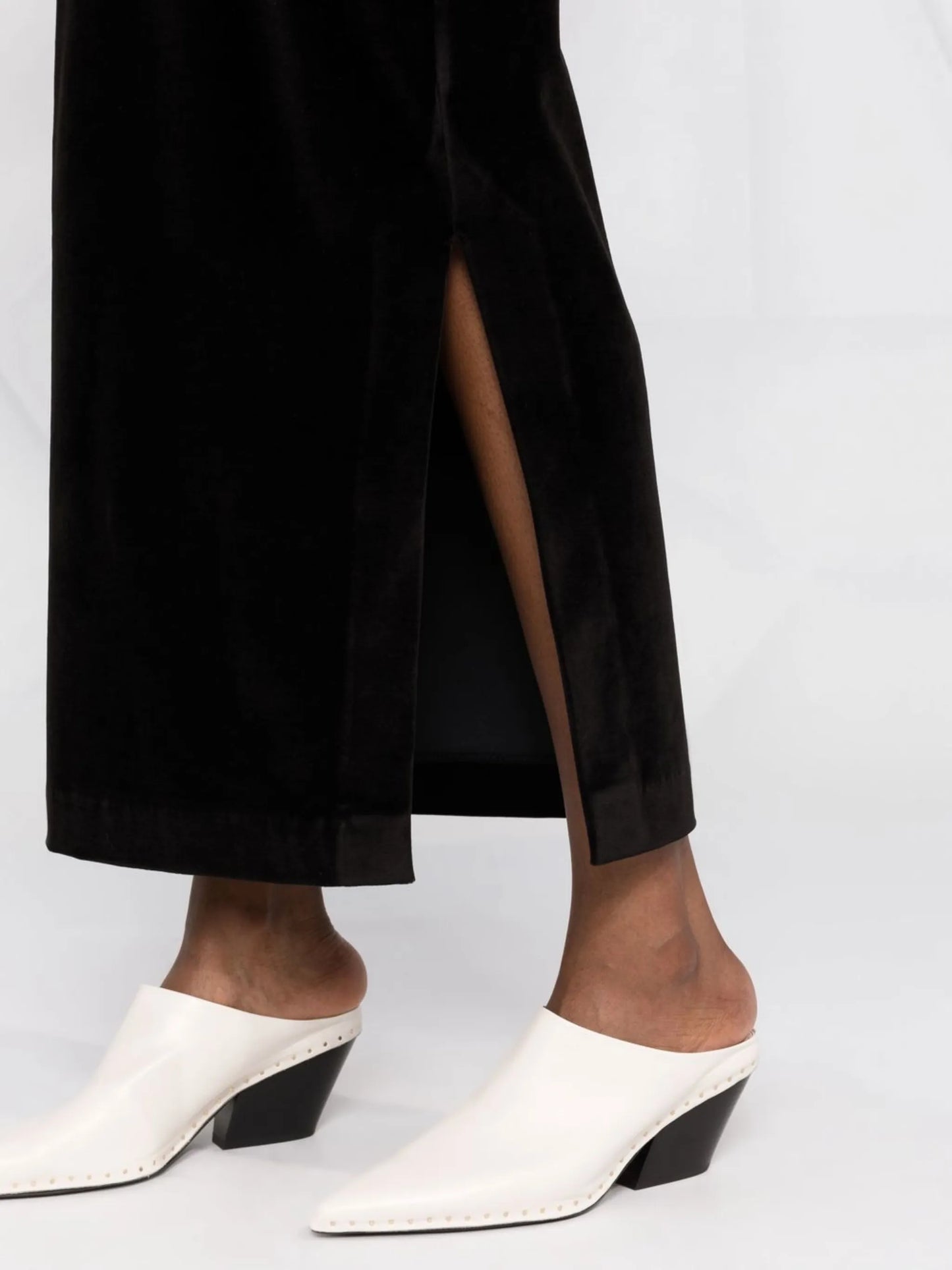 off-shoulder fitted midi dress