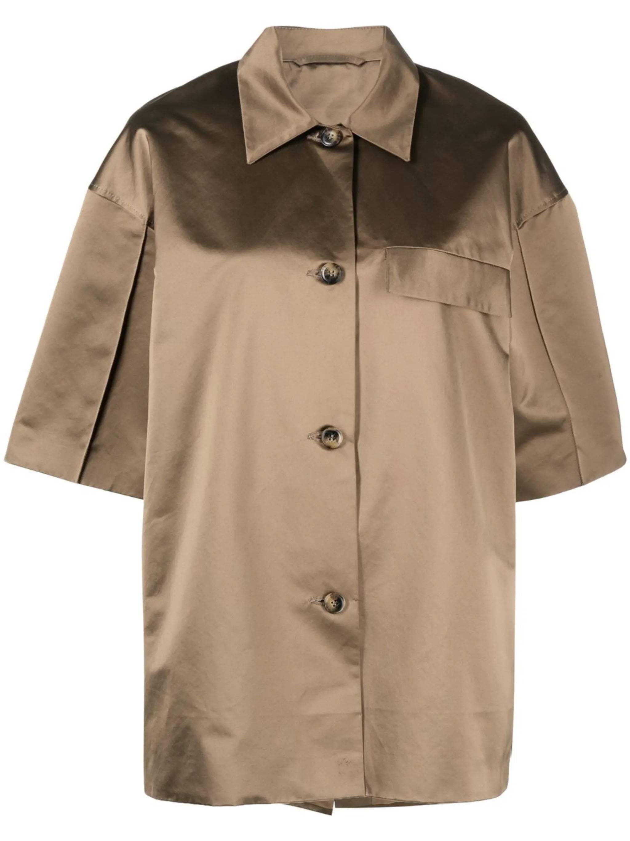 short-sleeve hybrid shirt