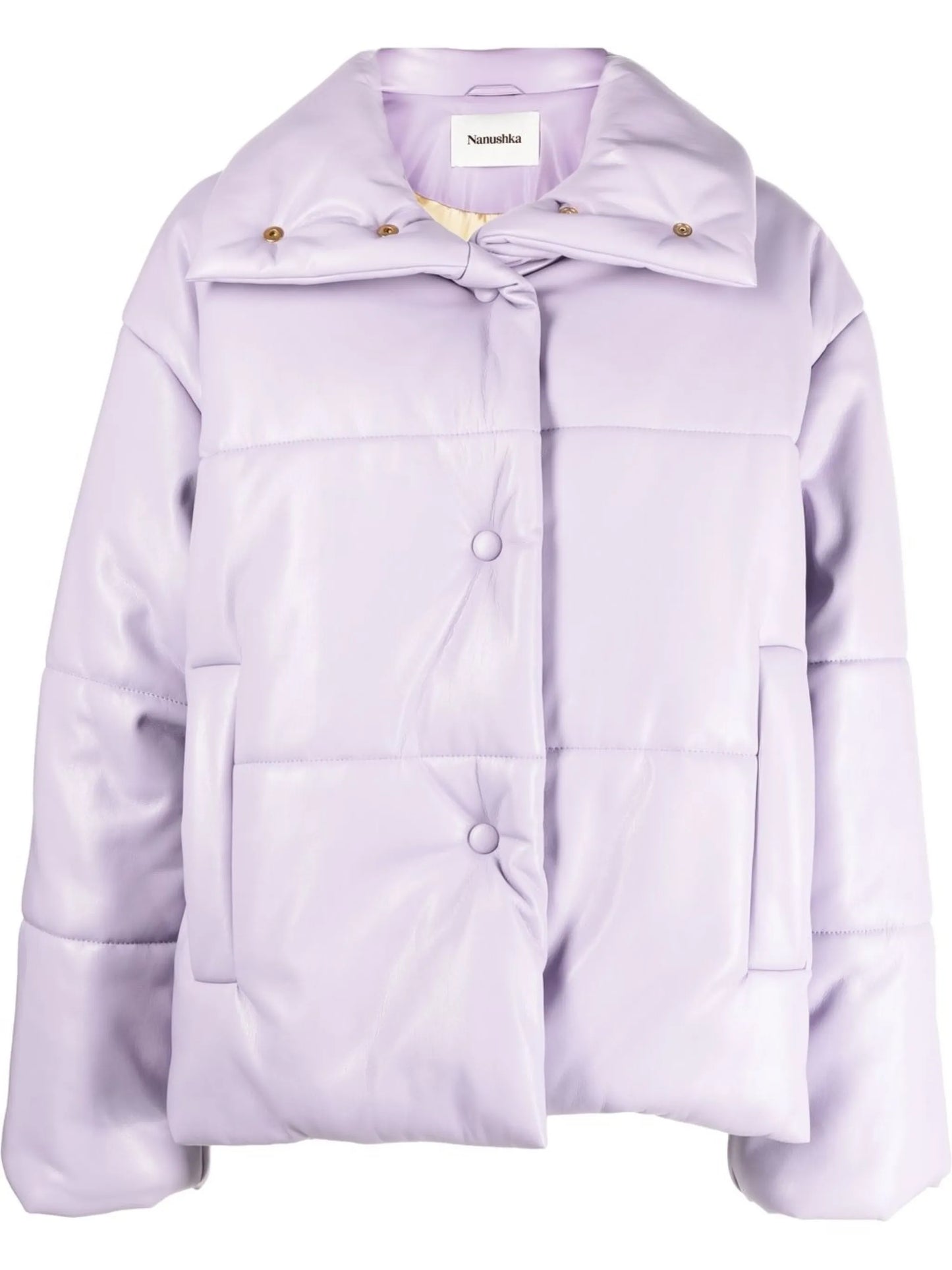 high-neck puffer jacket