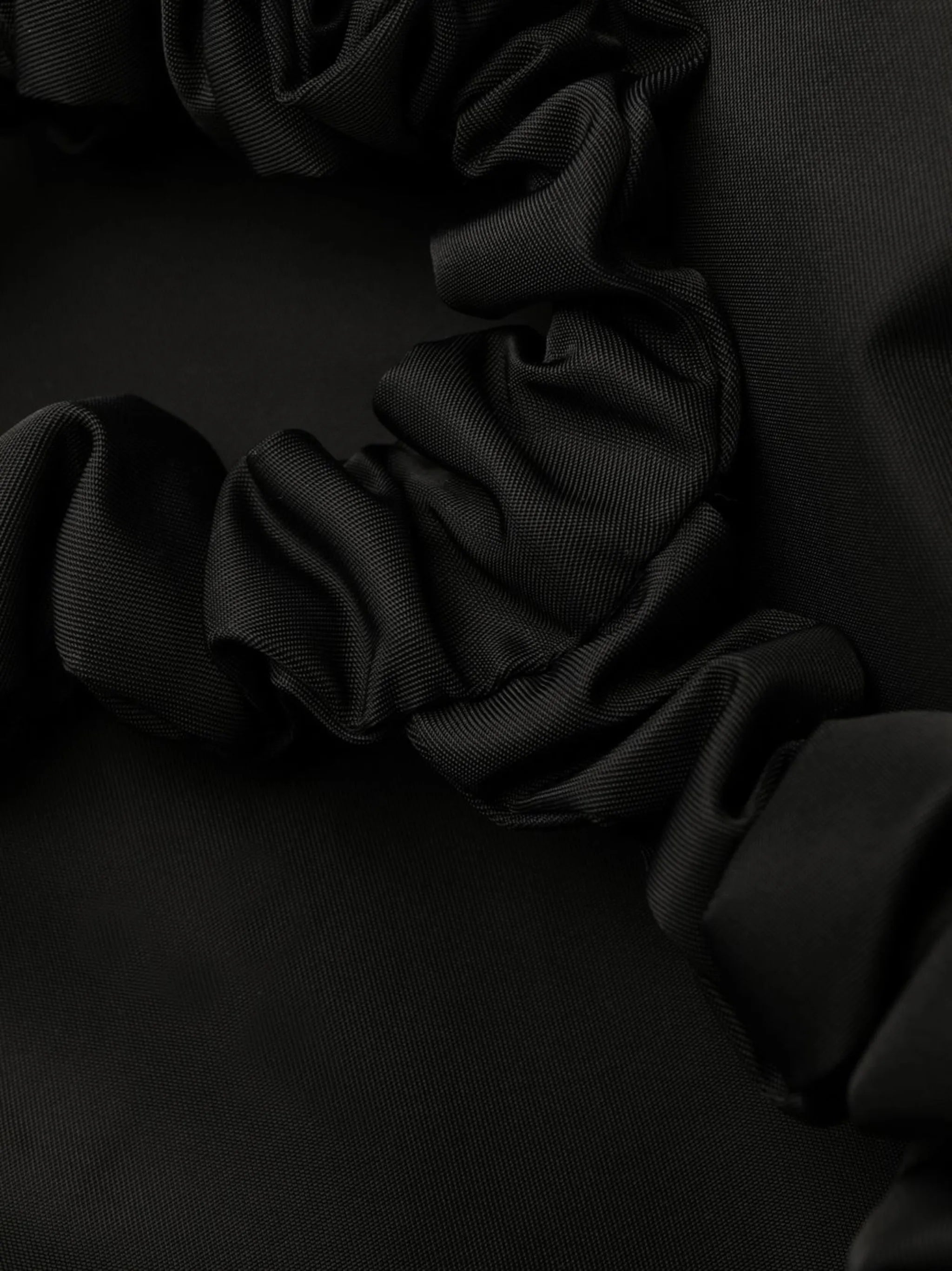 ruched-detail minidress