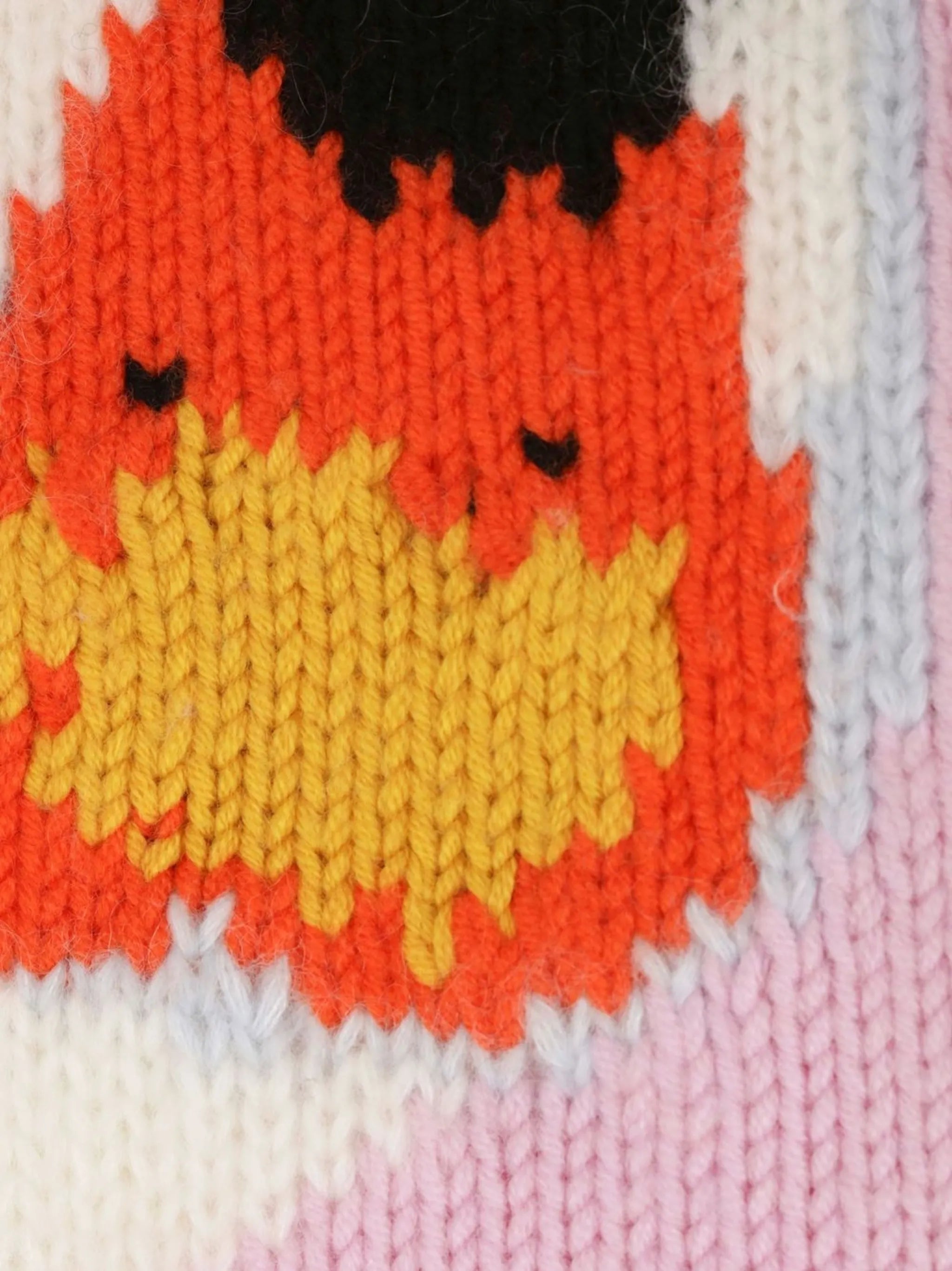 swan-knit scarf