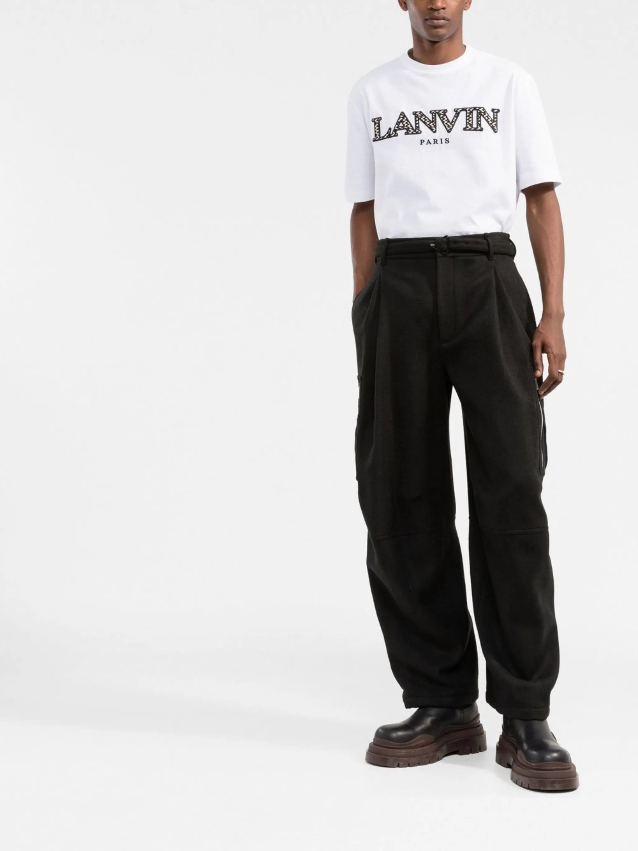 logo-embroidered short-sleeve T-shirt