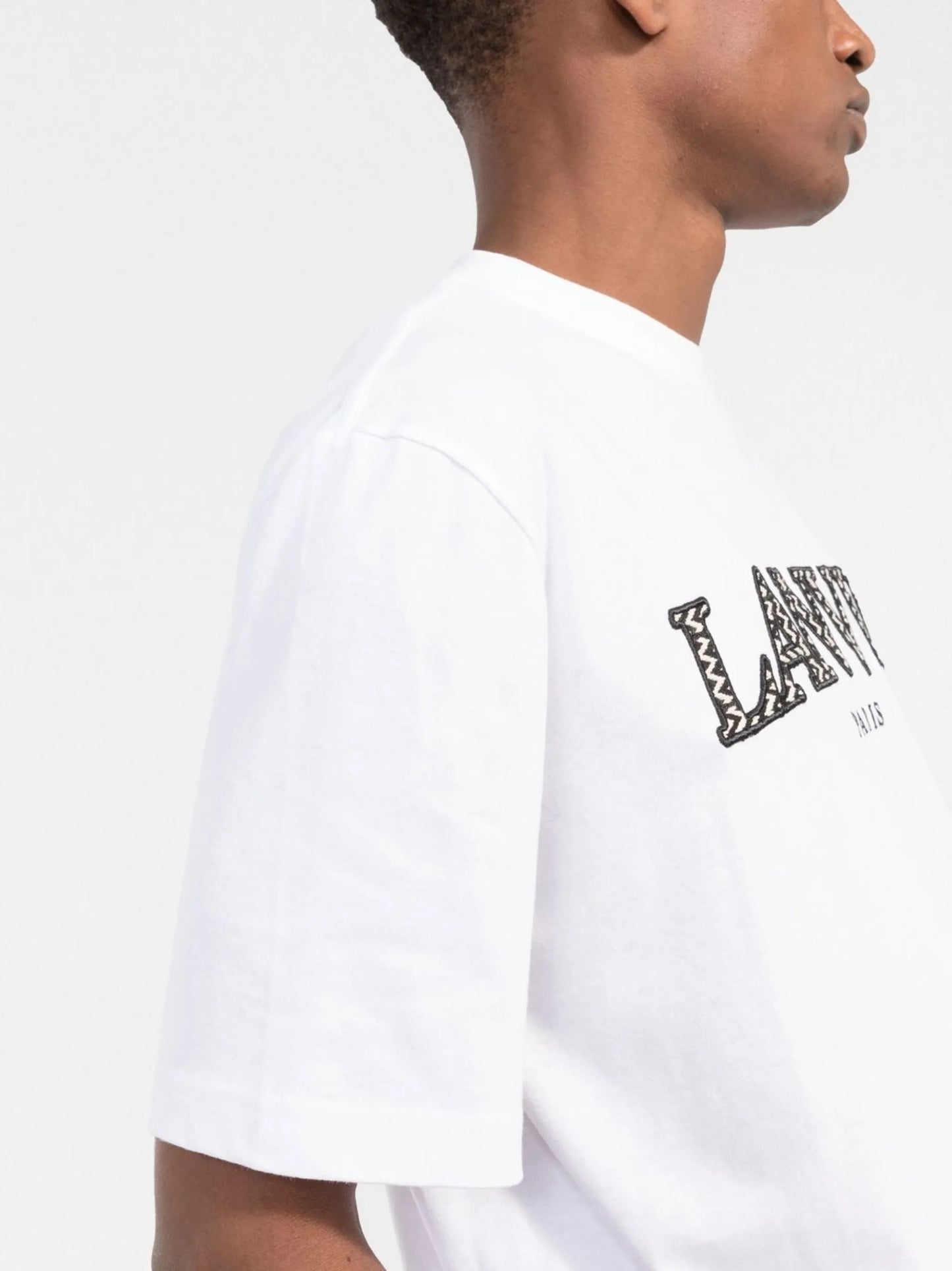 logo-embroidered short-sleeve T-shirt