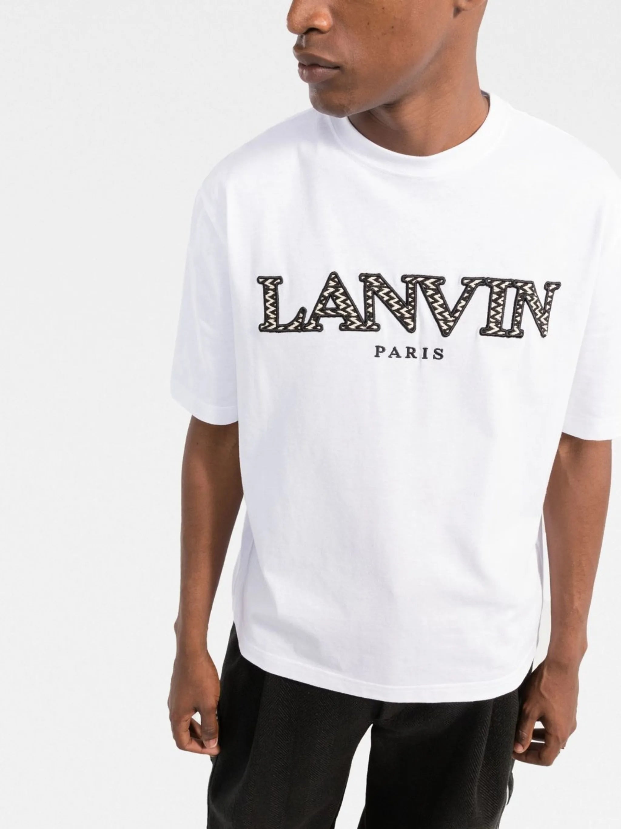logo-embroidered short-sleeve T-shirt